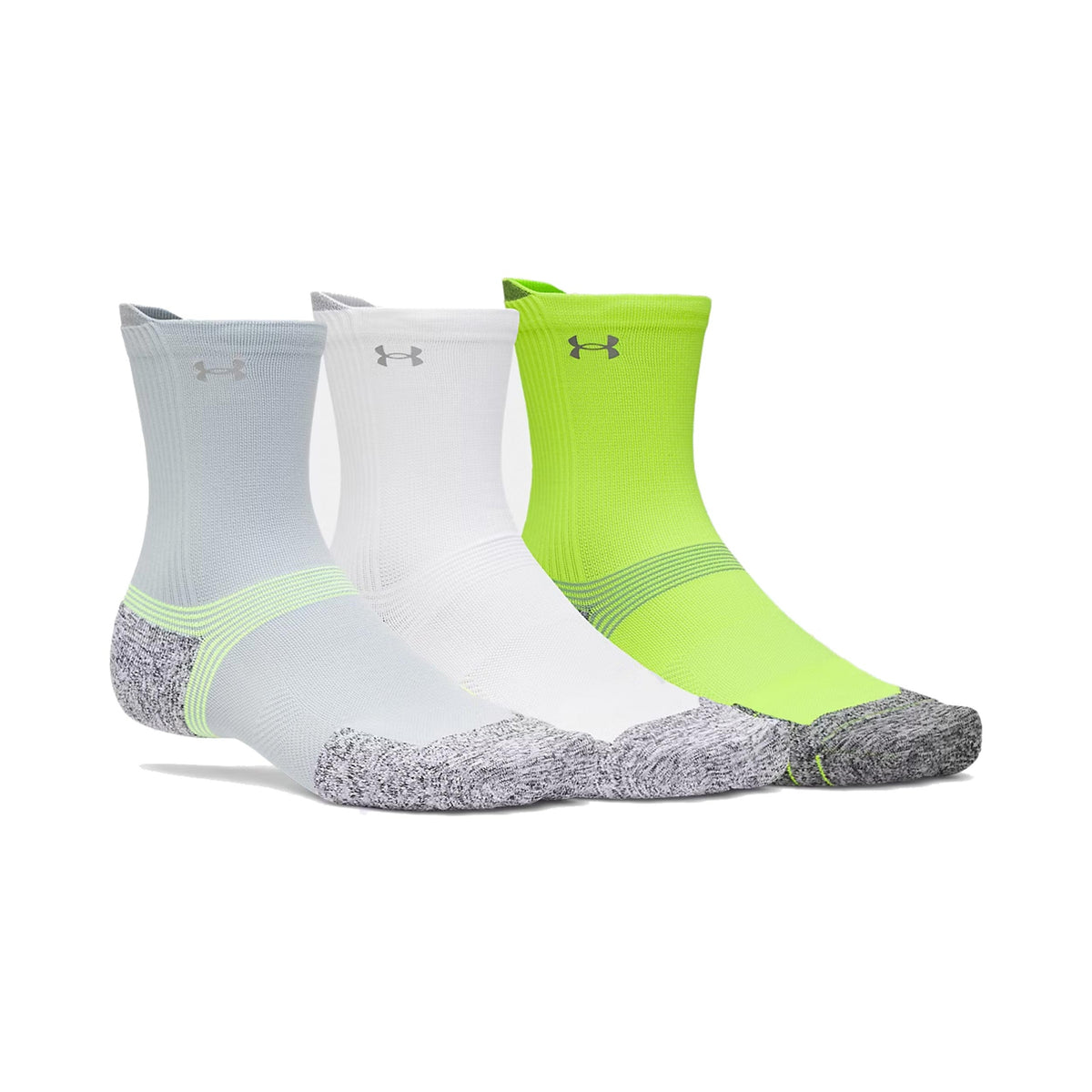 Under Armour Velociti Run Cush Crew 3pack Running Socks Unisex - multicoloured
