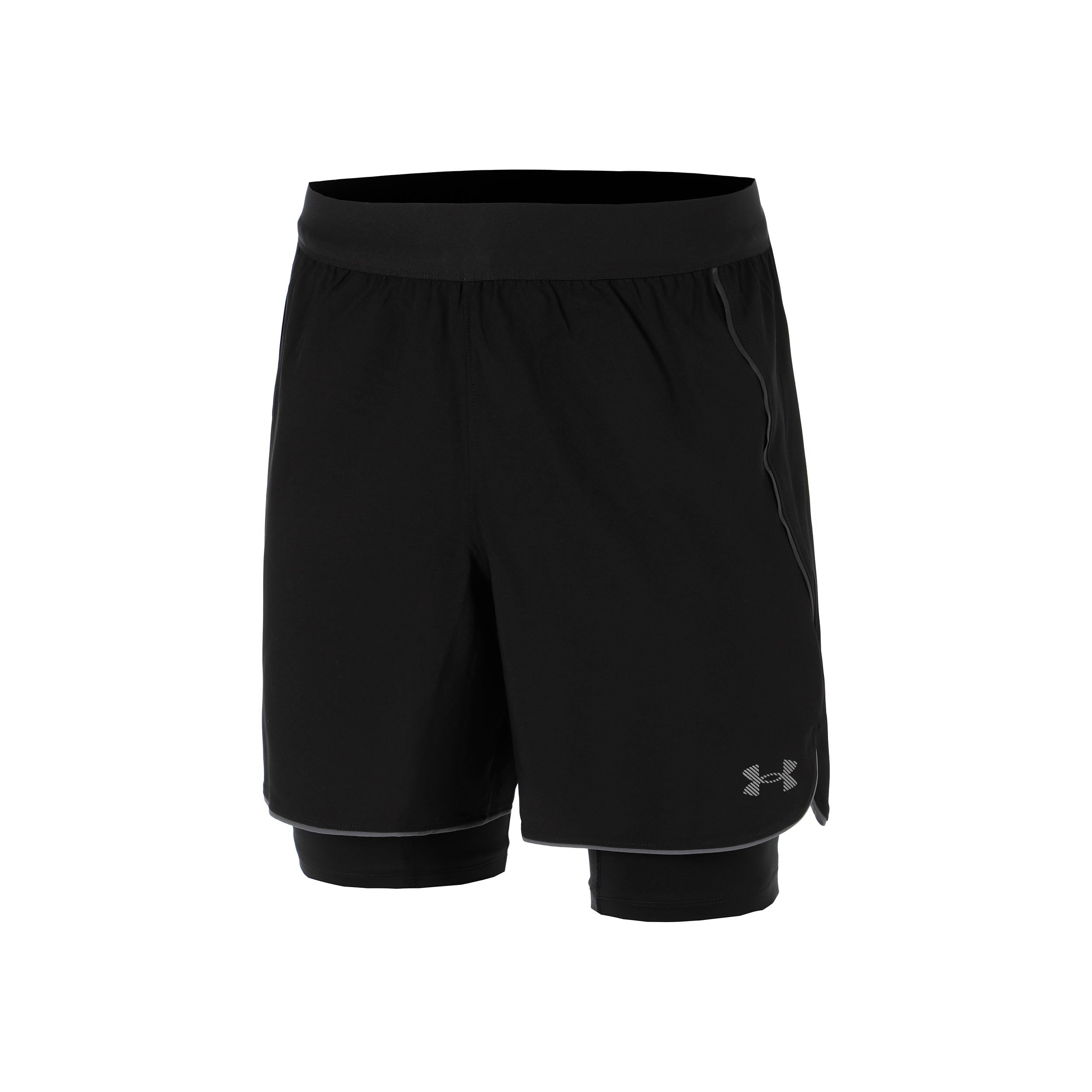 Under Armour Velociti Pro 2-in-1  Running shorts Men-black, silver