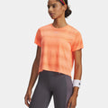 Velociti  Running shirt Women - orange, silver