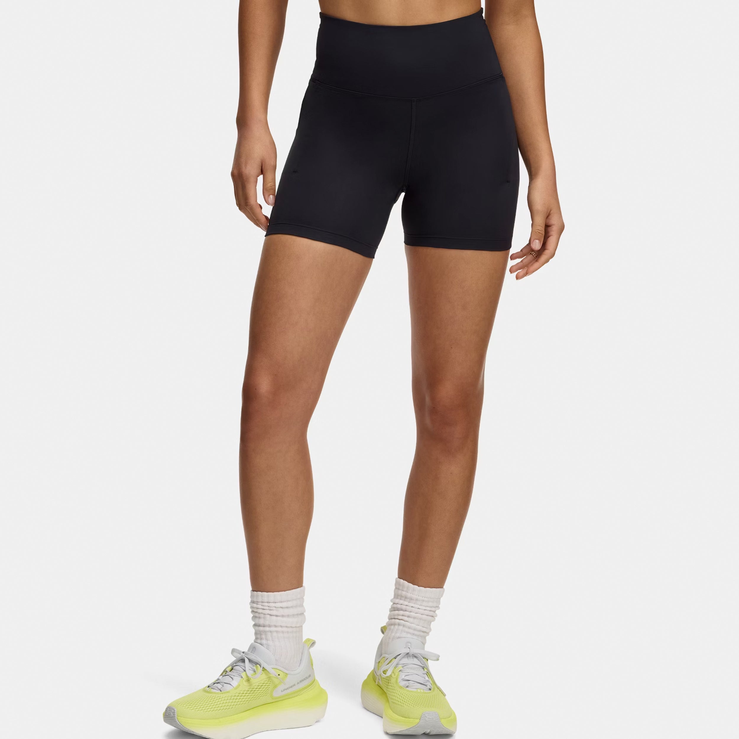 Under Armour Launch Elite 4in   Running tights Women-black, silver