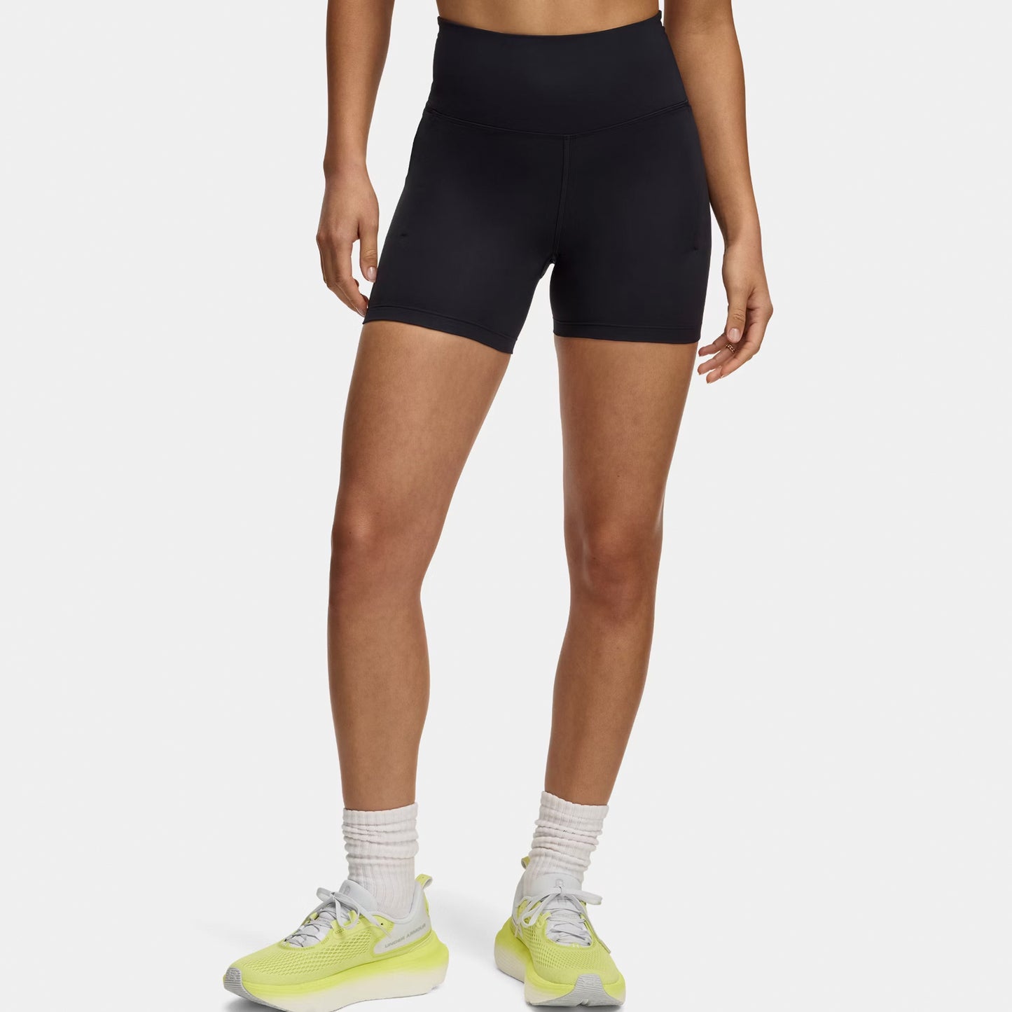 Under Armour Launch Elite 4in   Running tights Women-black, silver