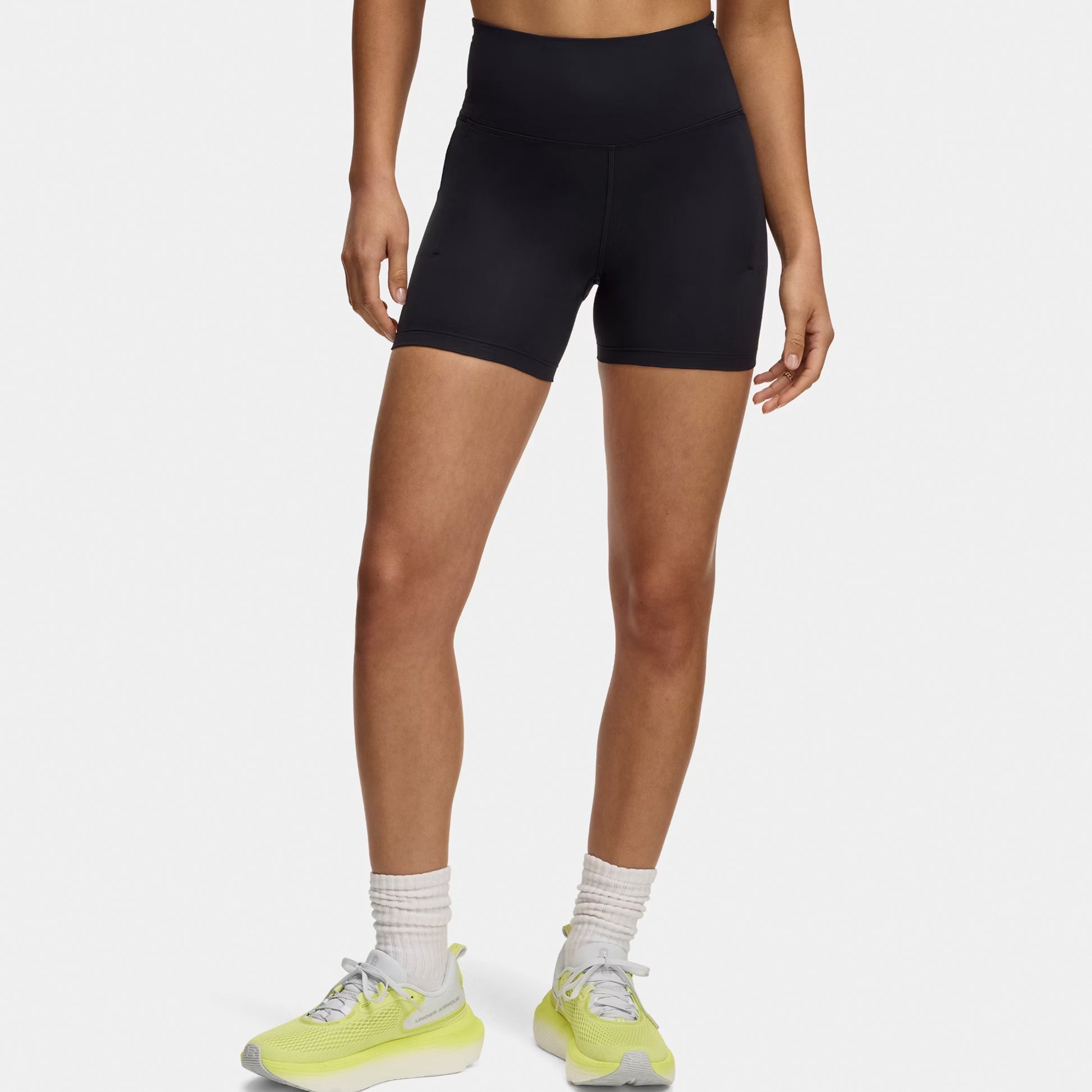 Under Armour Launch Elite 4in   Running tights Women-black, silver
