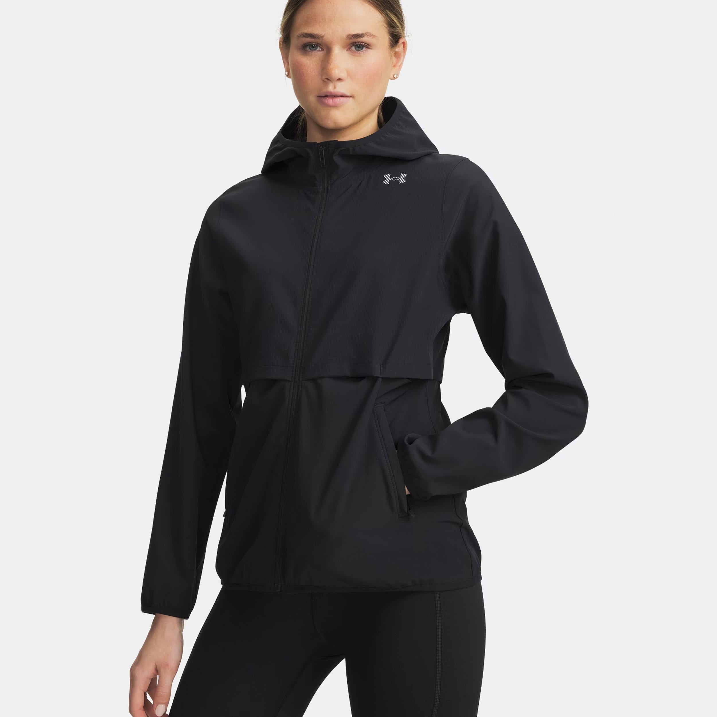 Under Armour Velociti Storm  Running jacket Women - black, silver