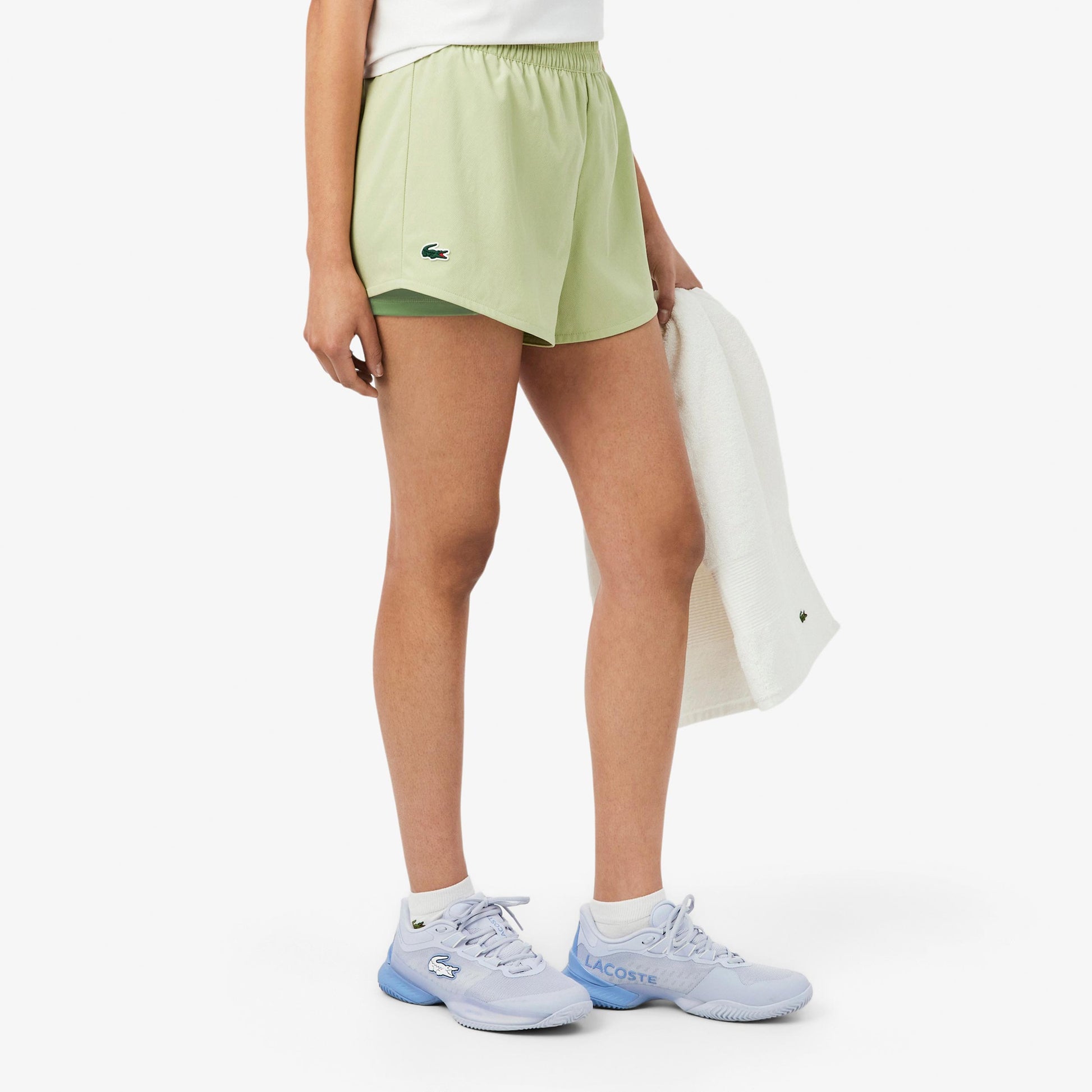 Lacoste Shorts Women - lime, green