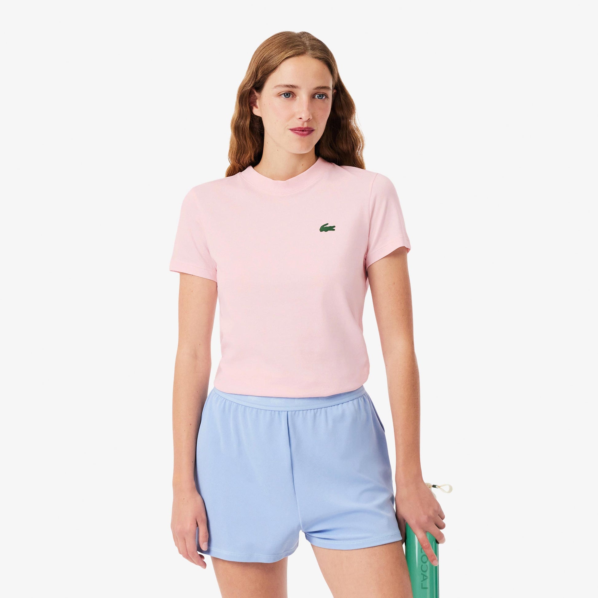 Lacoste T-Shirt Damen - altrosa