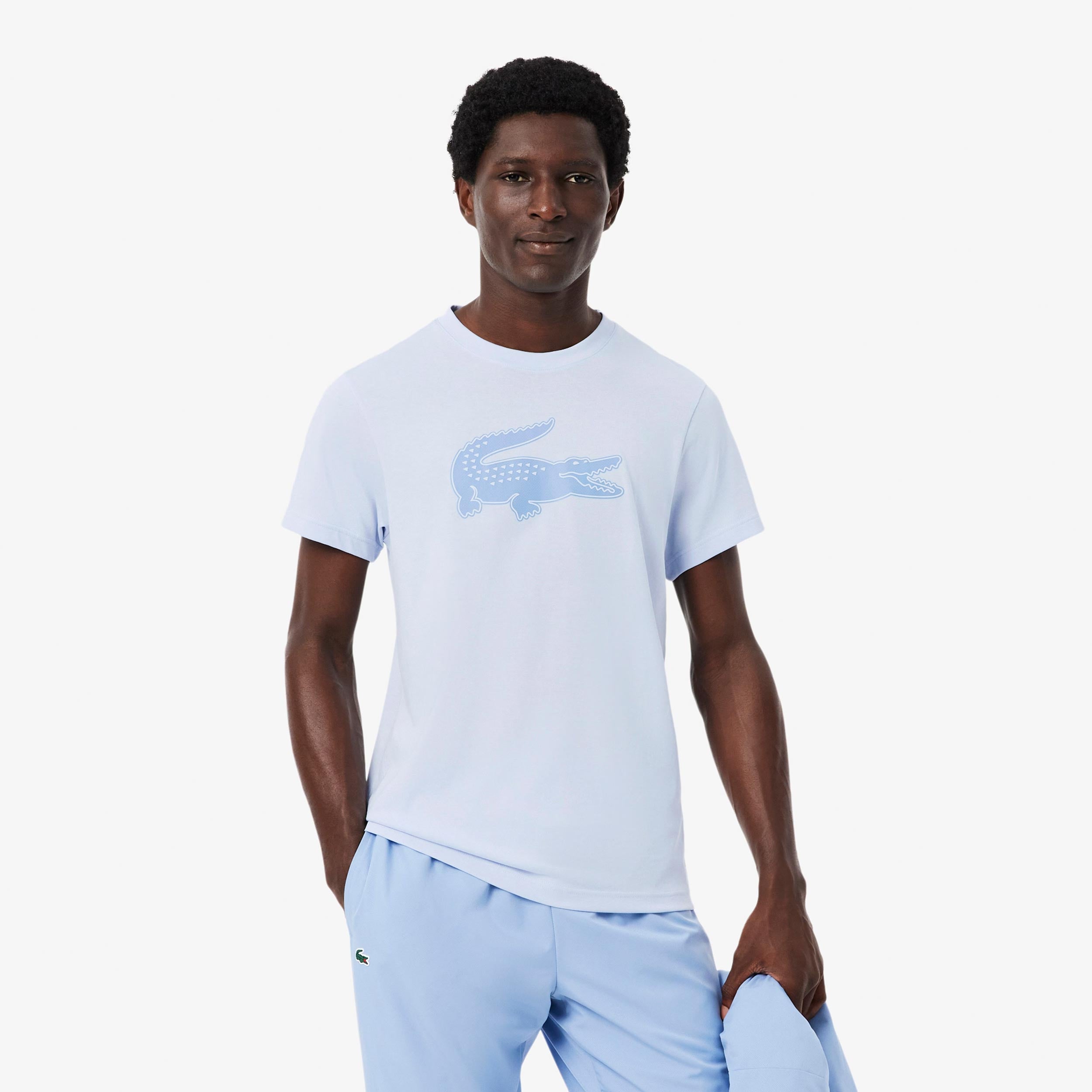 Lacoste T-Shirt Men - light blue, blue-gray
