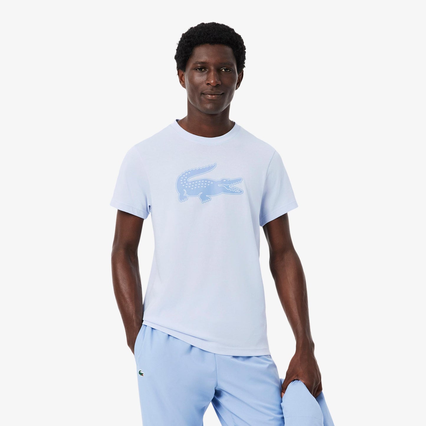 Lacoste T-Shirt Men - light blue, blue-gray