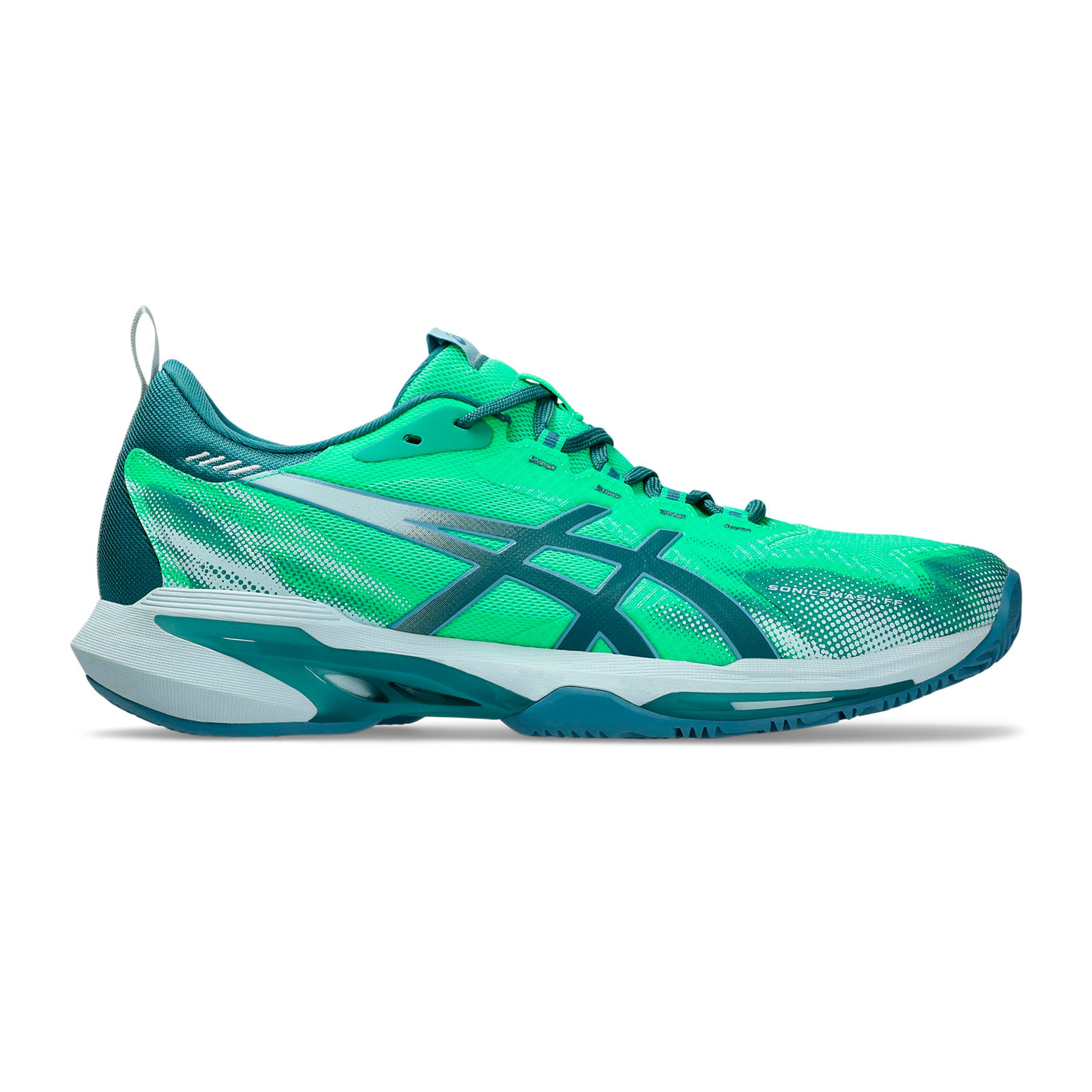 ASICS Sonicsmash FF Padel shoe Men - neon green, blue-gray