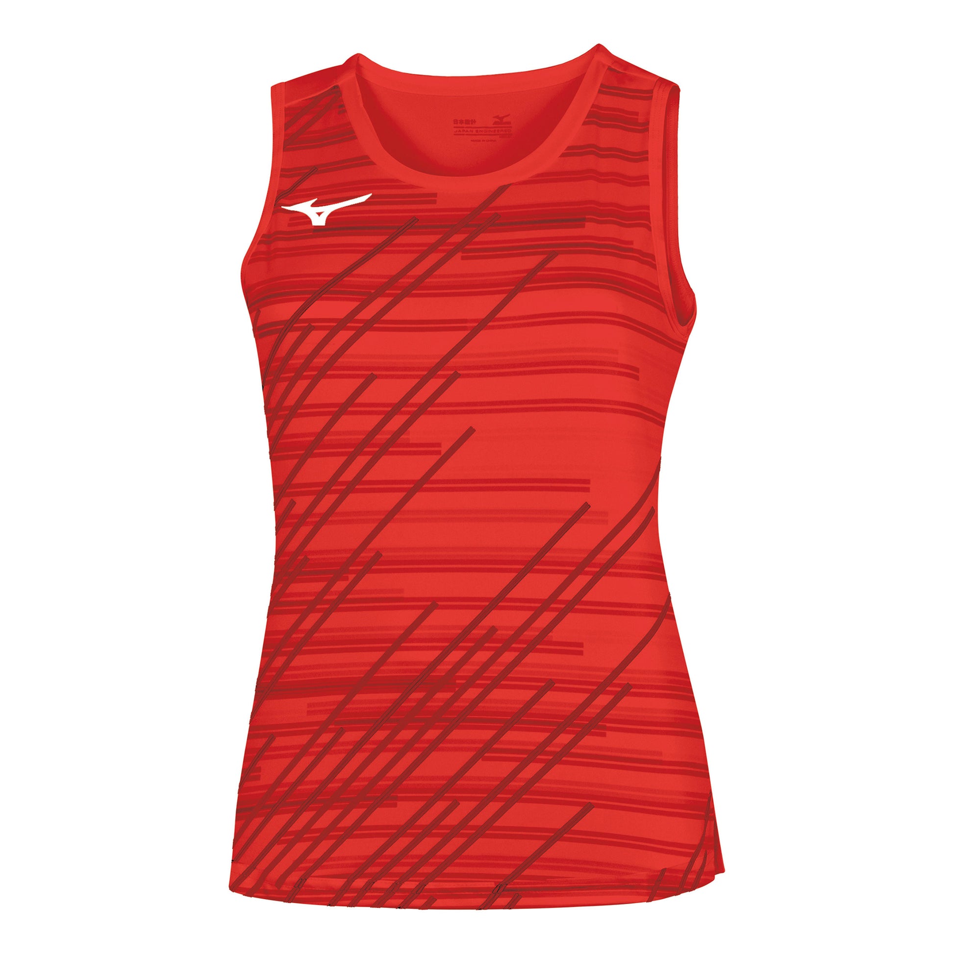 Mizuno Team Chiba Tank-Top Damen-rot