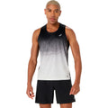 Road Fade Running shirt Men-black, beige