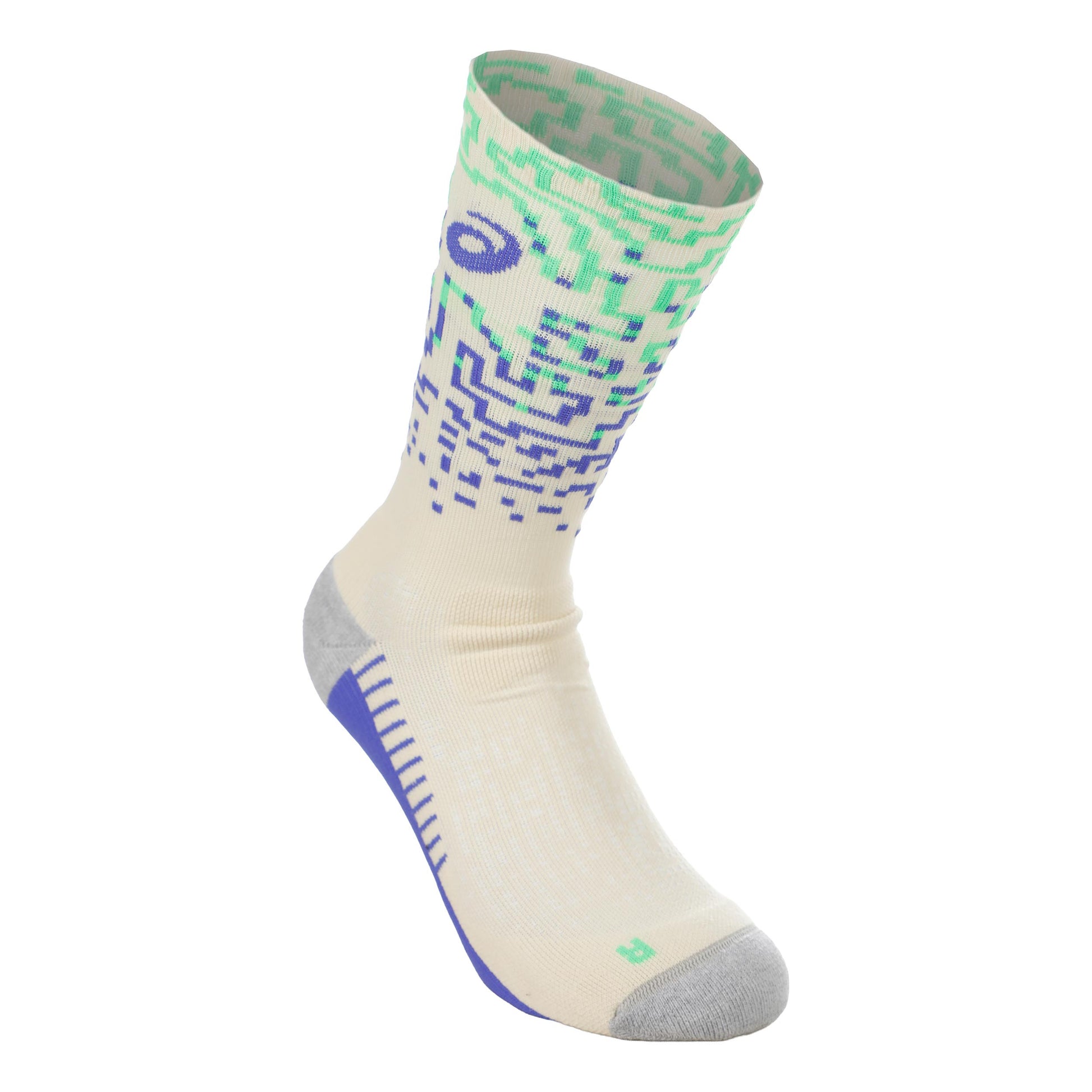 ASICS Performance Crew  Running Socks Unisex - white, blue
