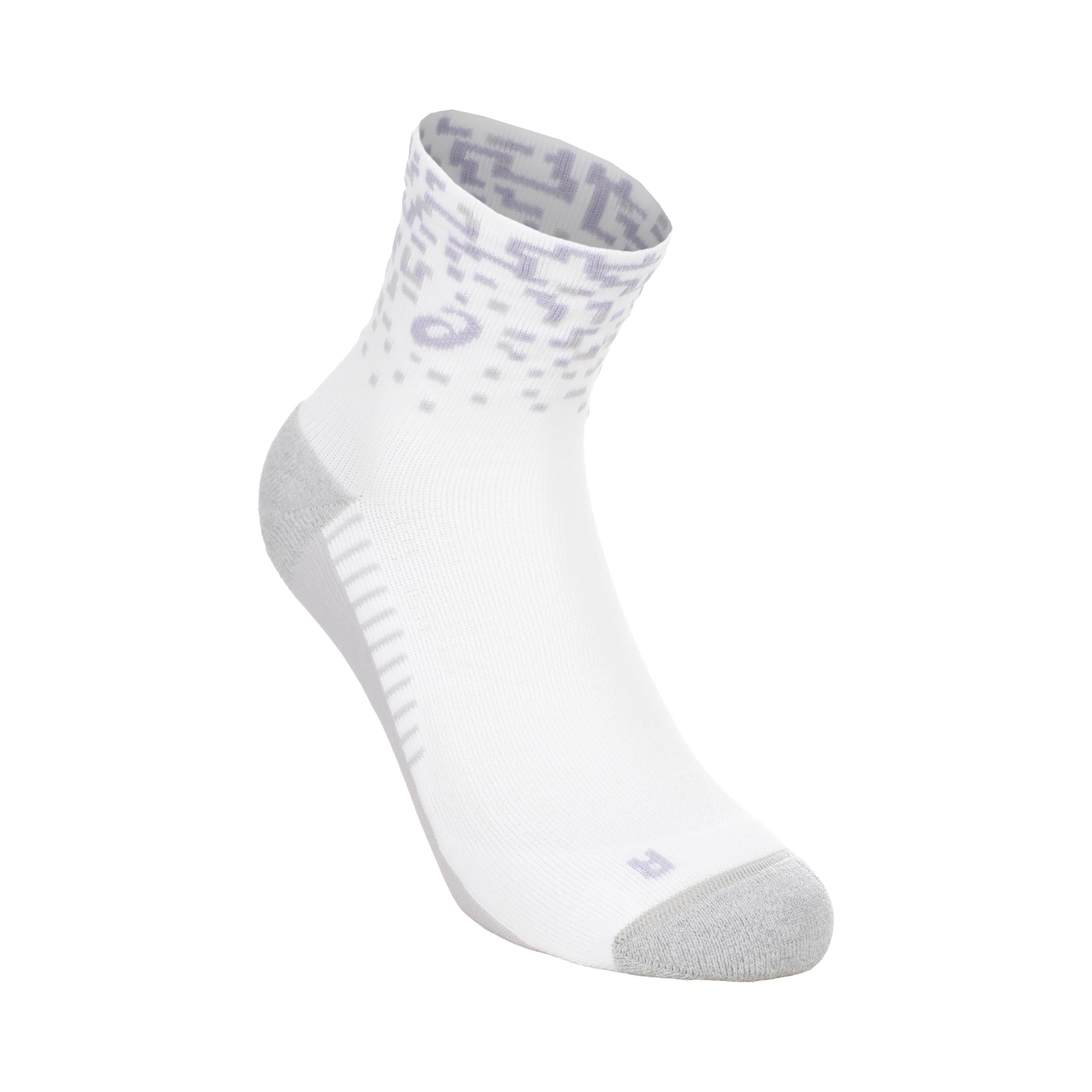 ASICS Performance Quarter  Running Socks Unisex - white, lilac