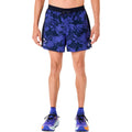Fujitrail AOP 5in   Laufshorts Herren - dunkelblau, blau
