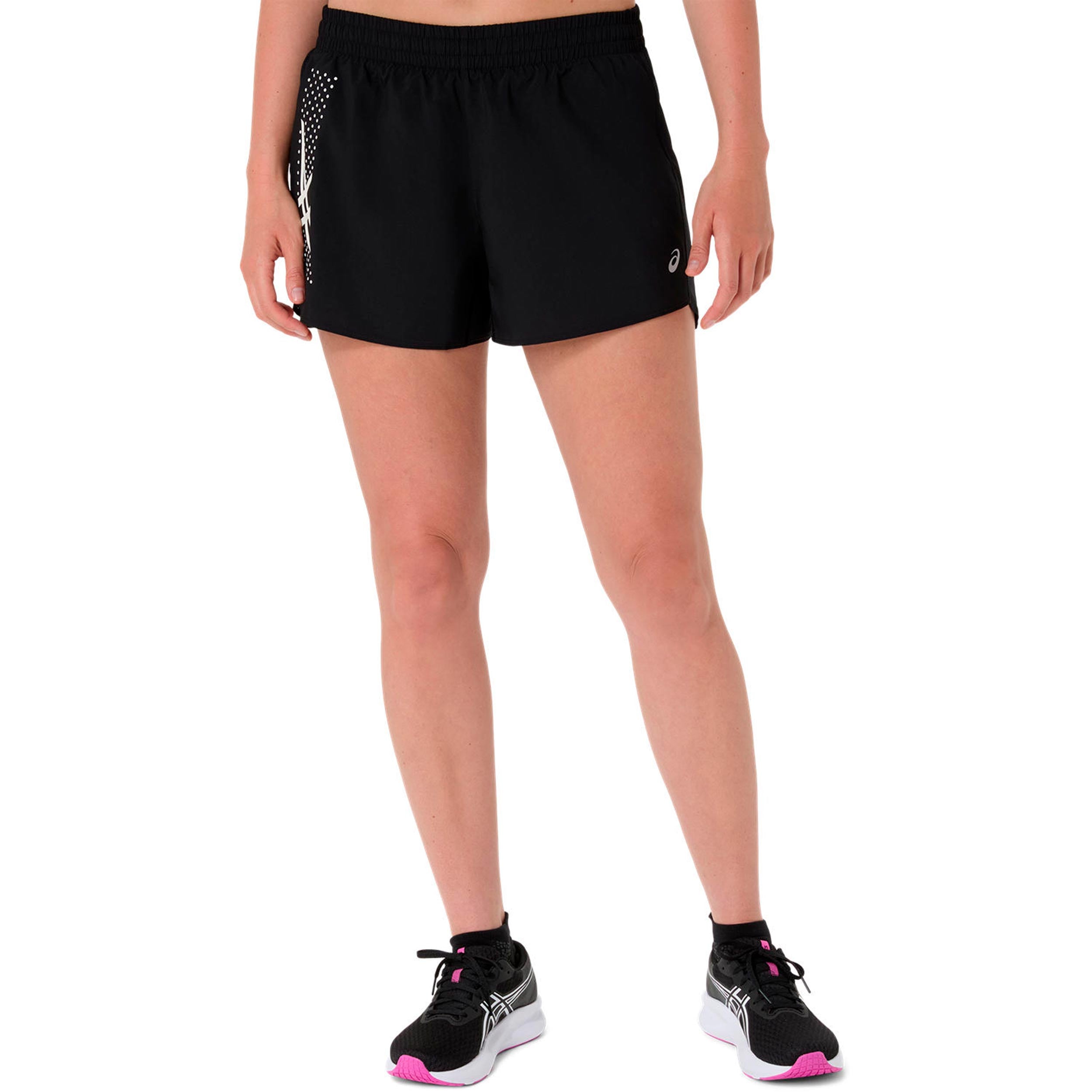 ASICS Metarun Split Laufshorts Damen-schwarz