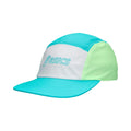 Asics 5 Panel  Cap Unisex - turquoise, neon green