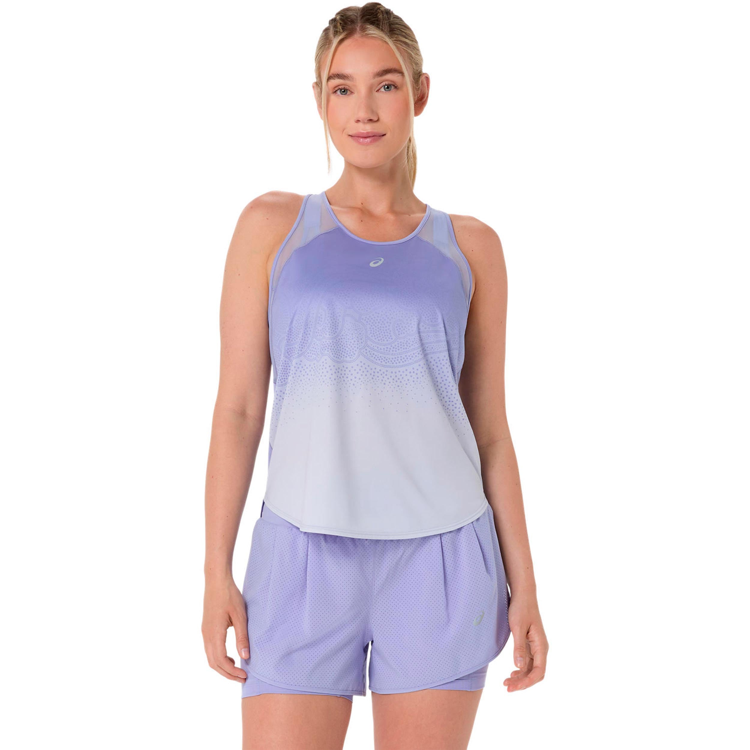 ASICS Road Fade Running shirt Women-blue