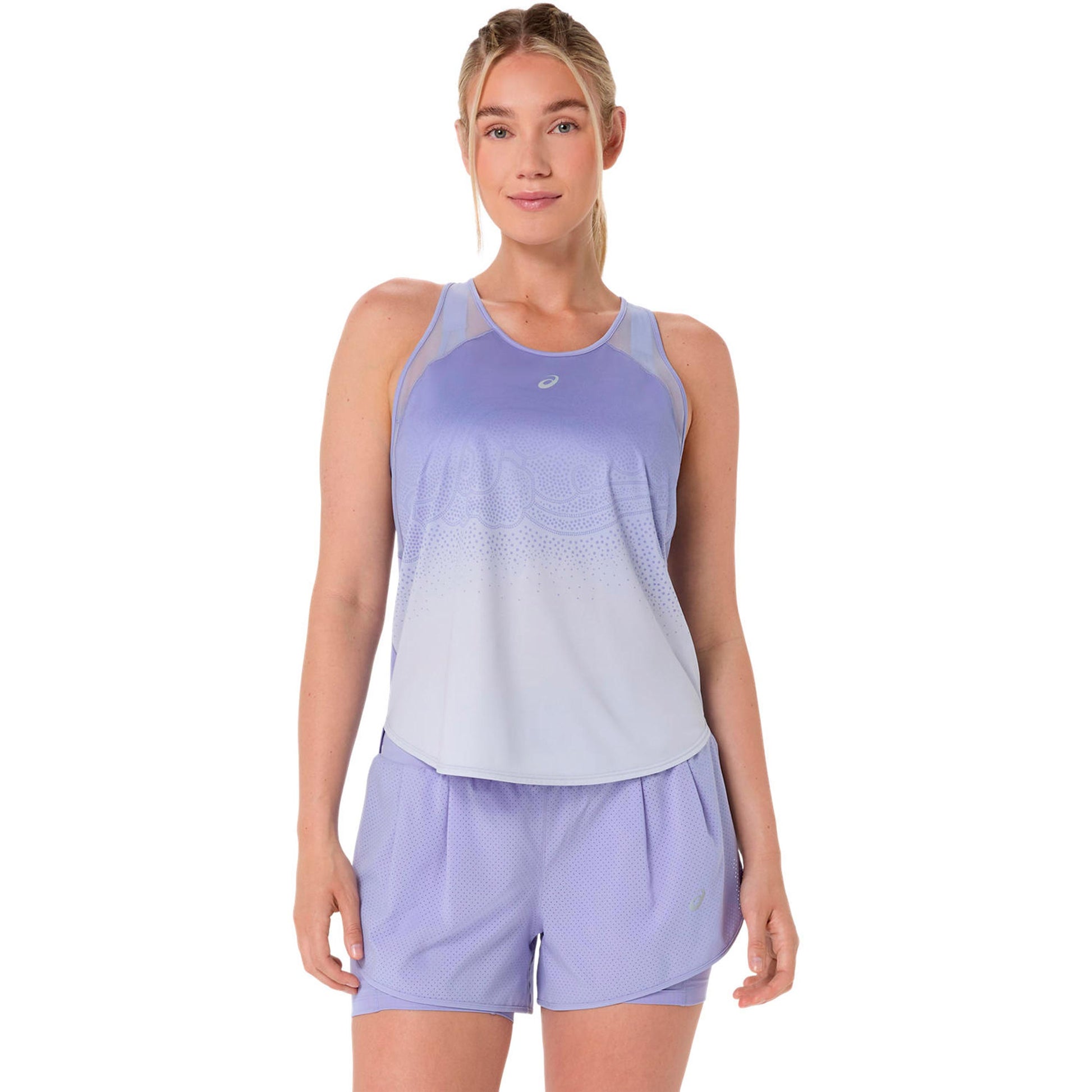 ASICS Road Fade Running shirt Women-blue