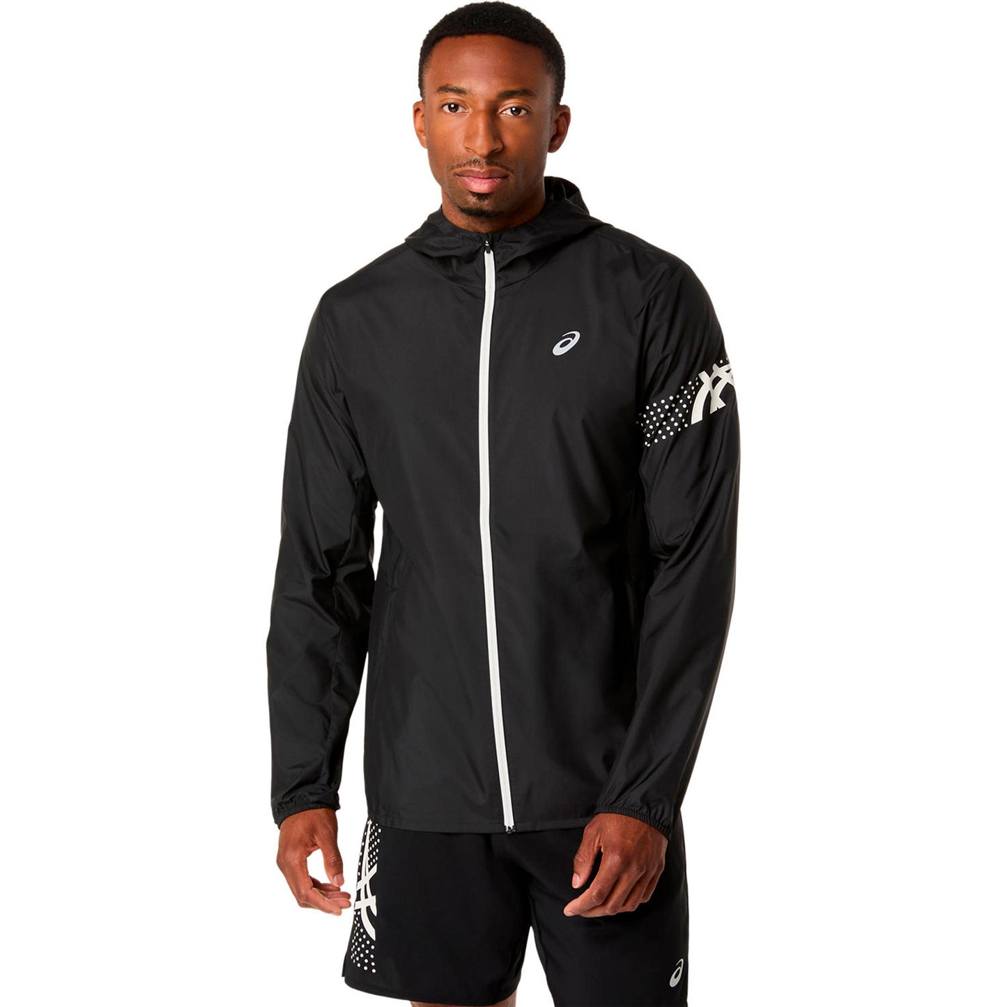 ASICS Icon  Laufjacke Herren - schwarz, beige