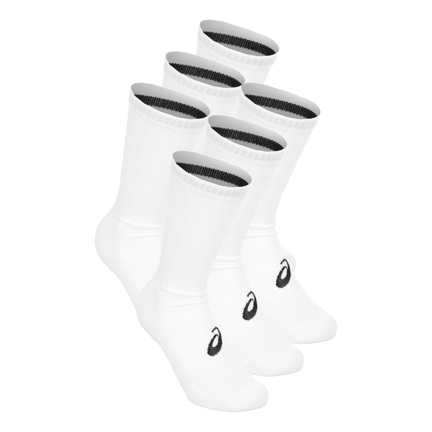 ASICS 6PPK Crew Running socks Unisex-white