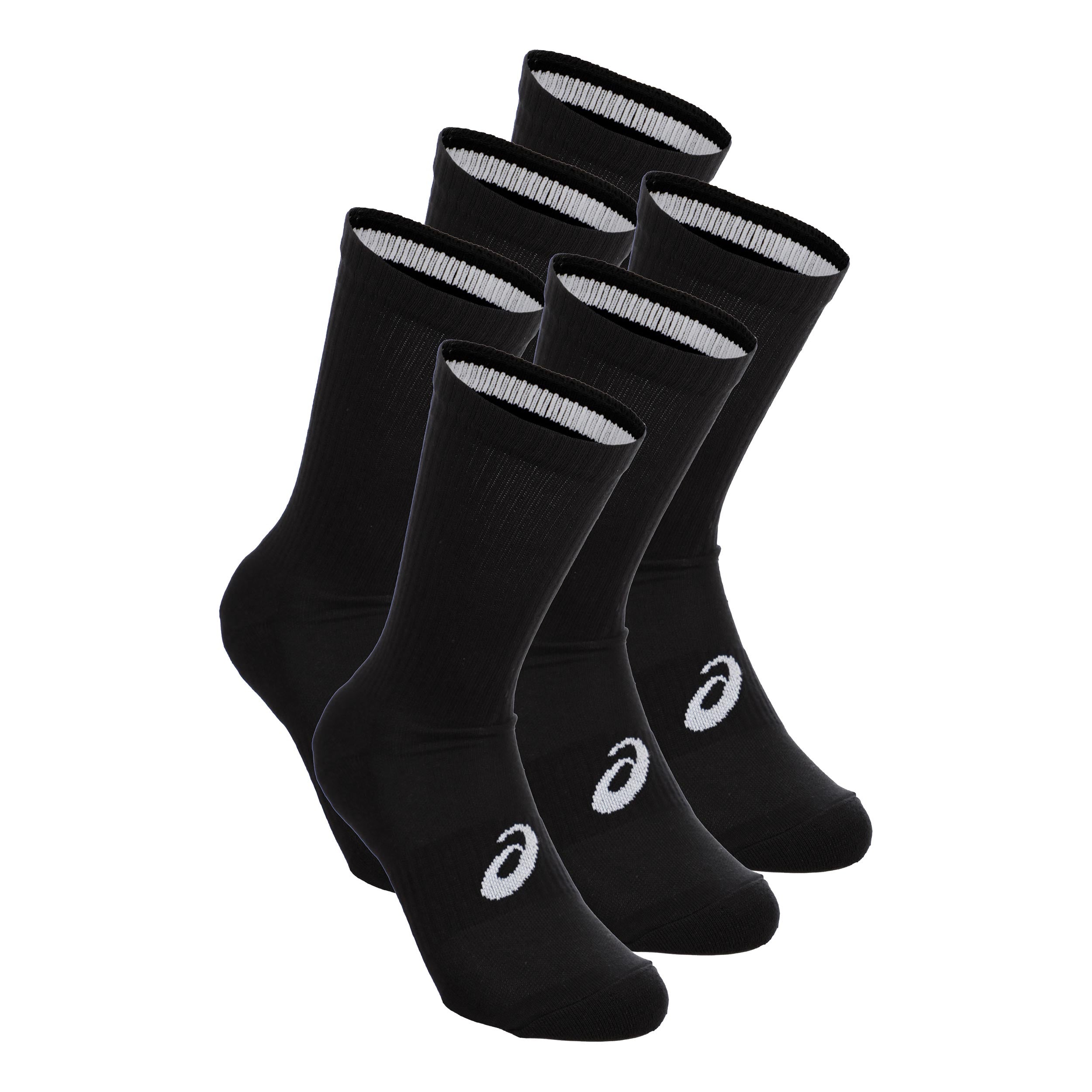 ASICS 6PPK Crew Running socks Unisex-black