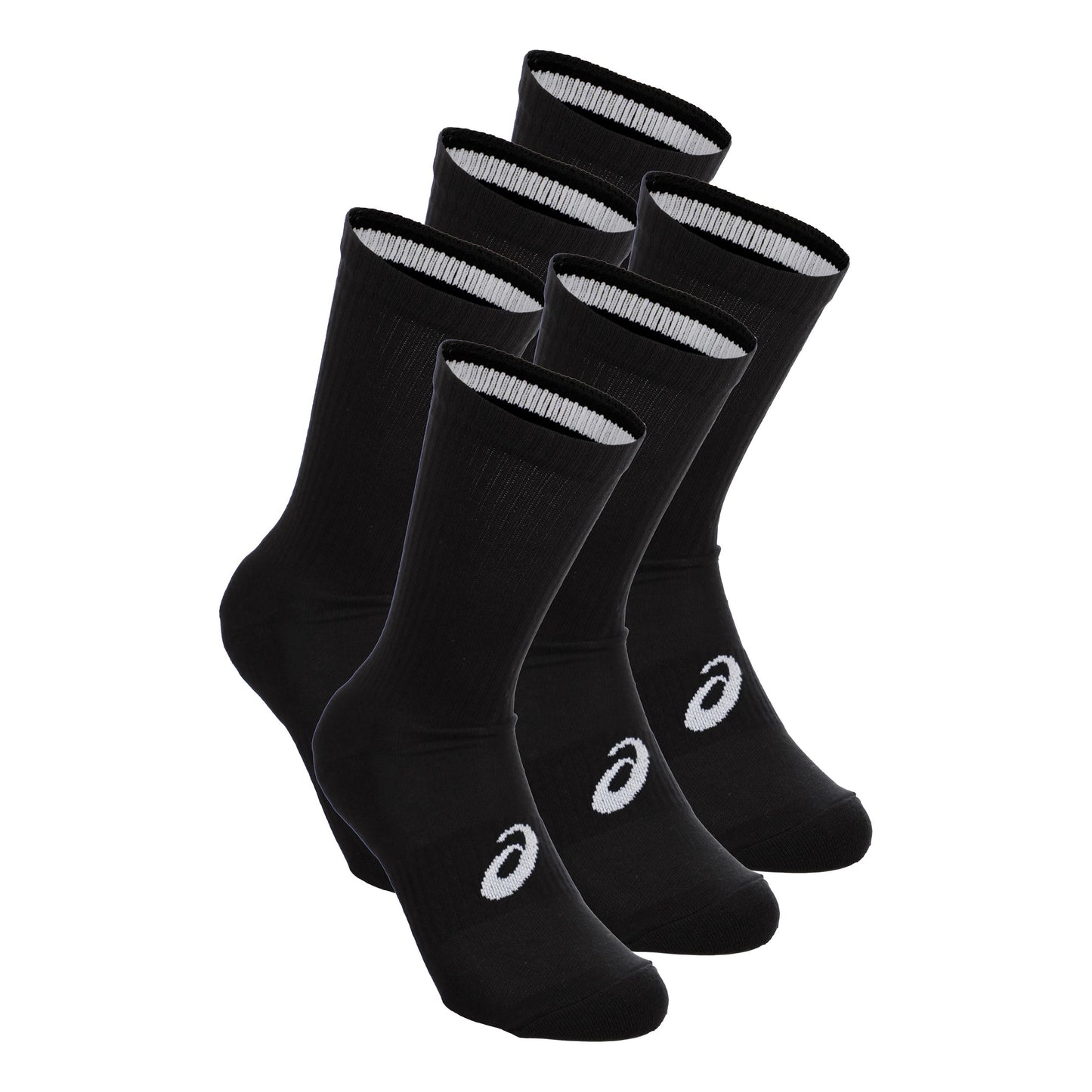 ASICS 6PPK Crew Running socks Unisex-black