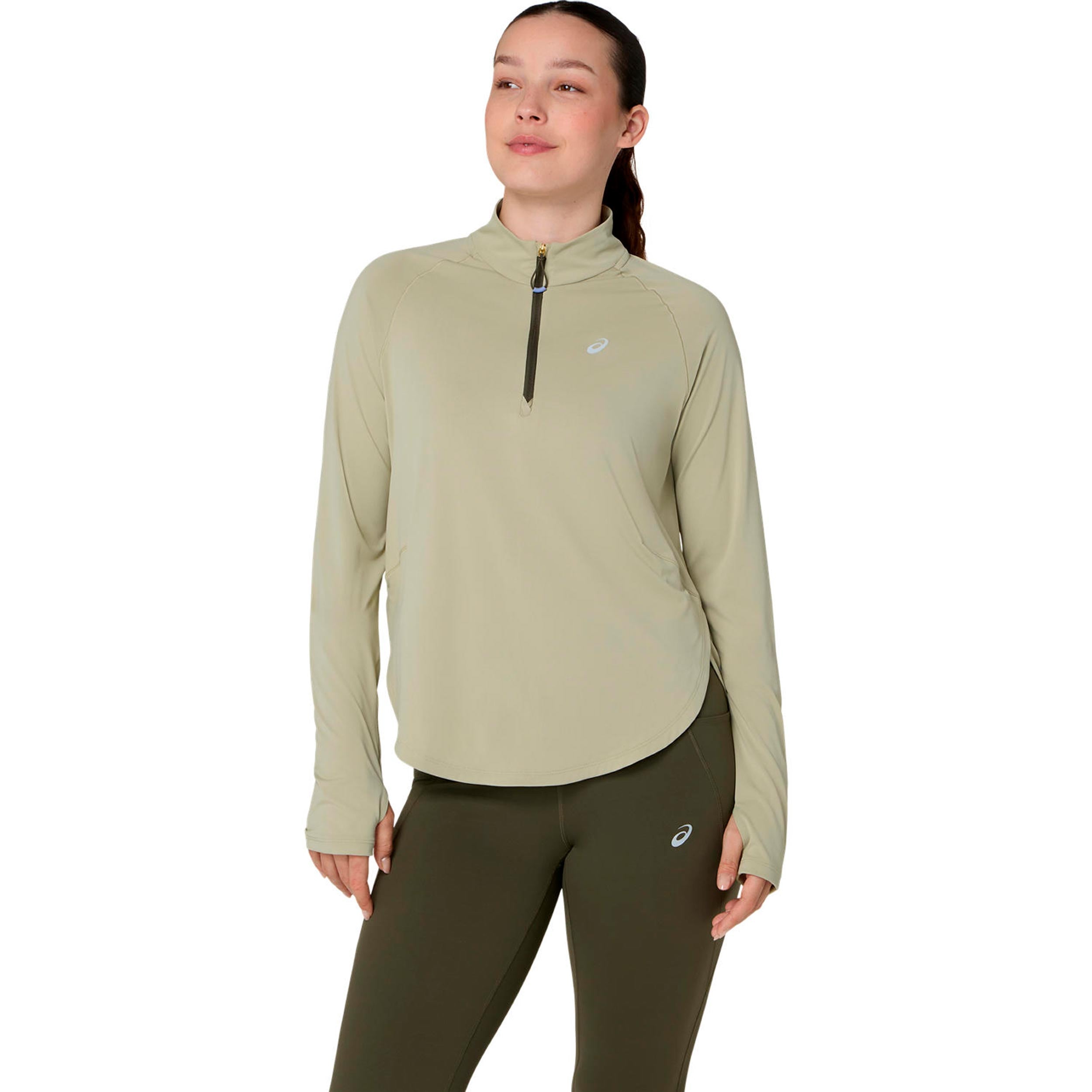 ASICS Nagino Run Adjustable Running shirt Women-beige