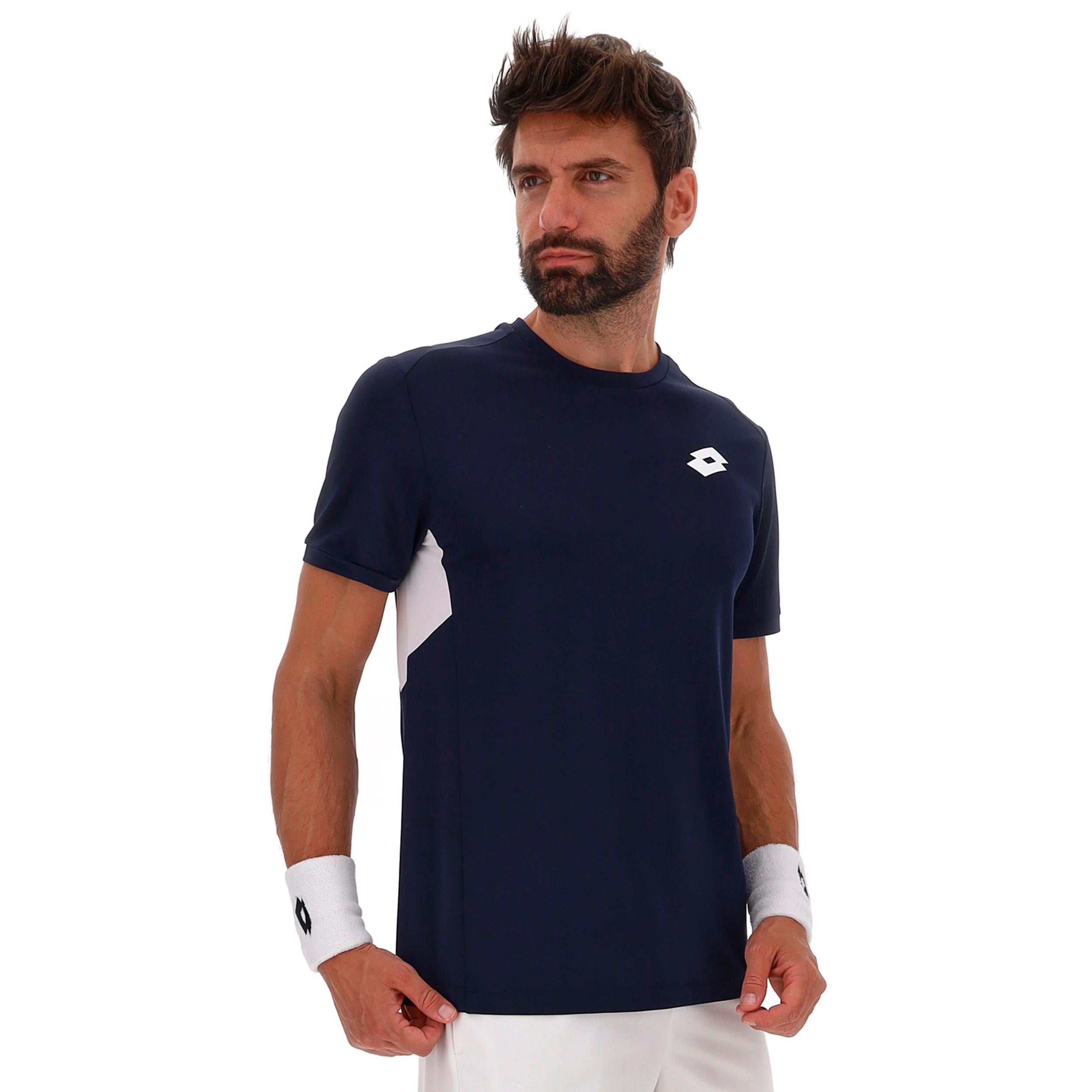 Lotto Squadra IV T-Shirt Men - dark blue, white
