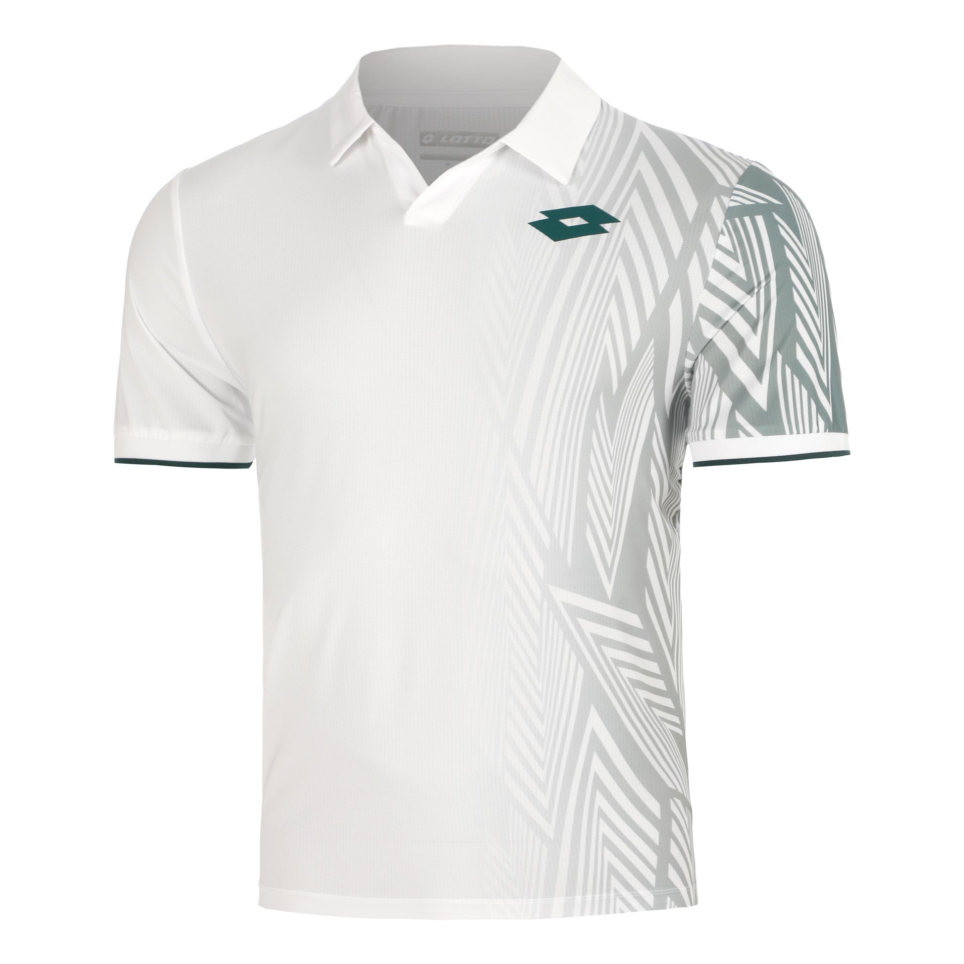 Lotto Tech VI Polo Men - white, petrol