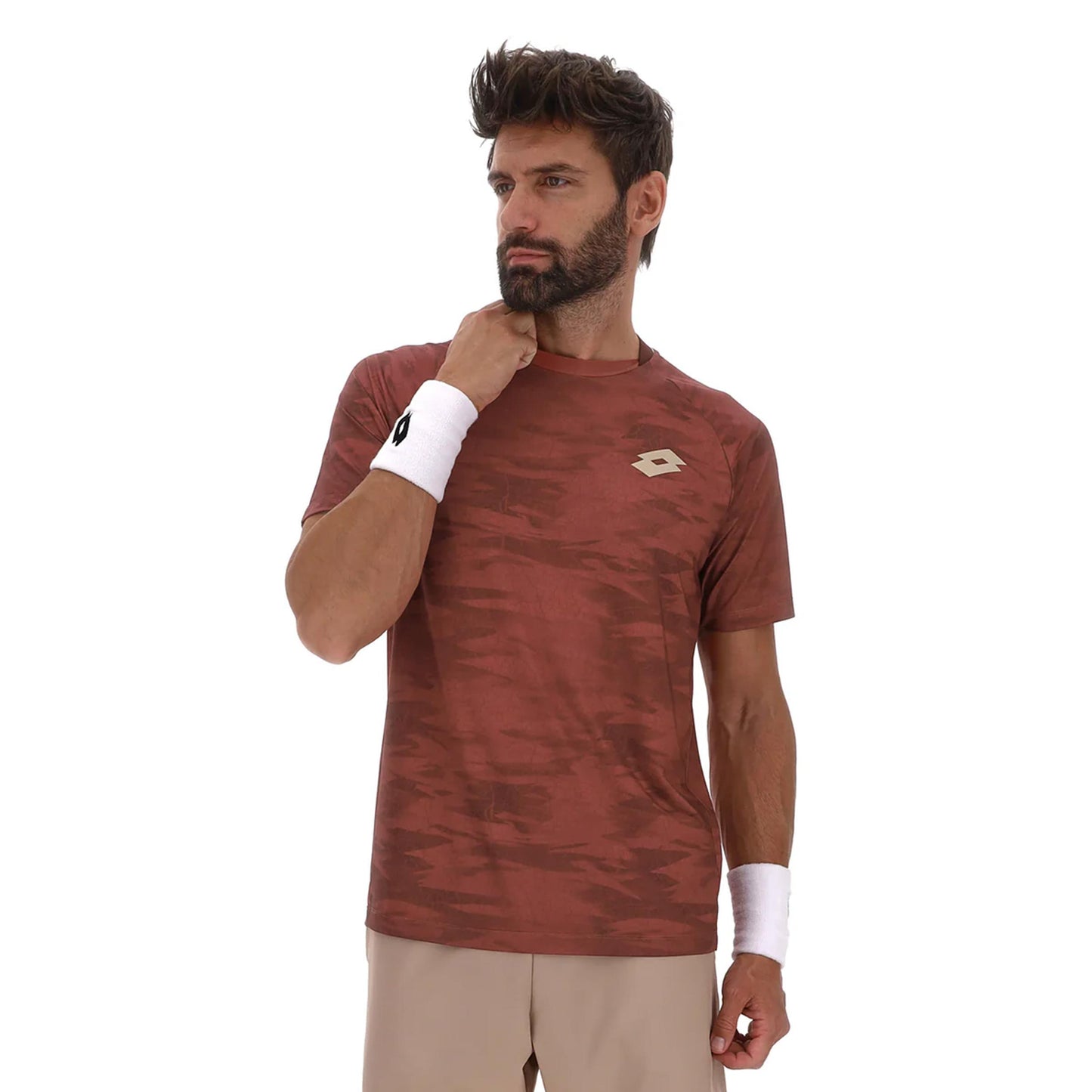 Lotto Tech VI T-Shirt Men - dark red