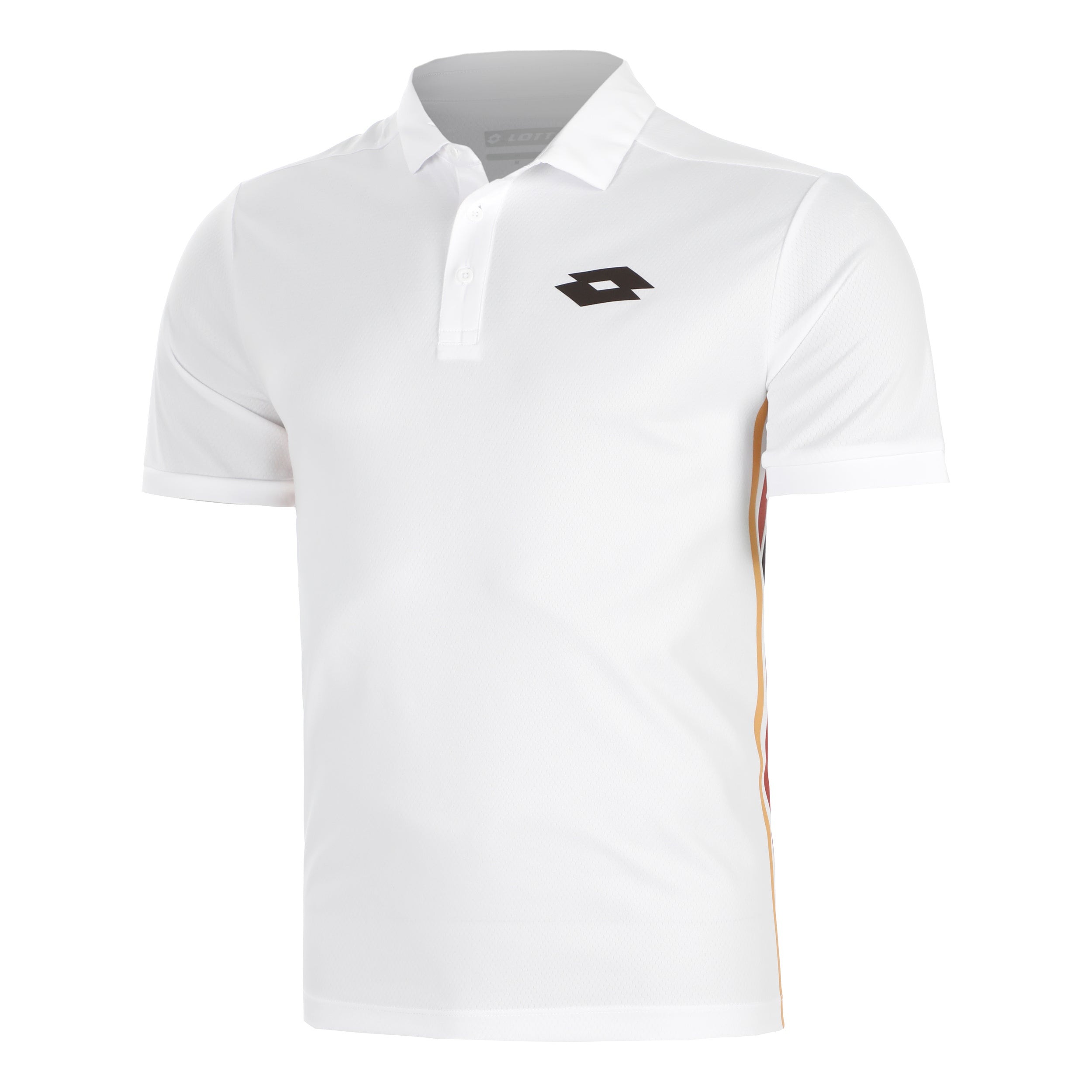 Lotto Tech VI Polo Herren - weiß, braun