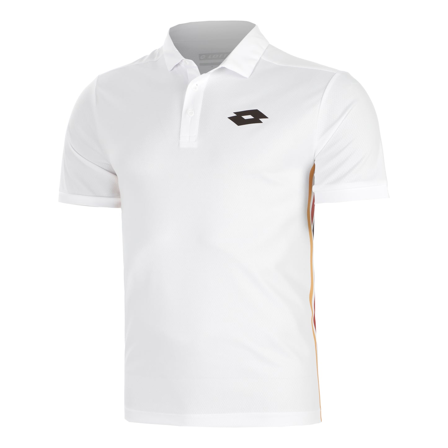 Lotto Tech VI Polo Herren - weiß, braun