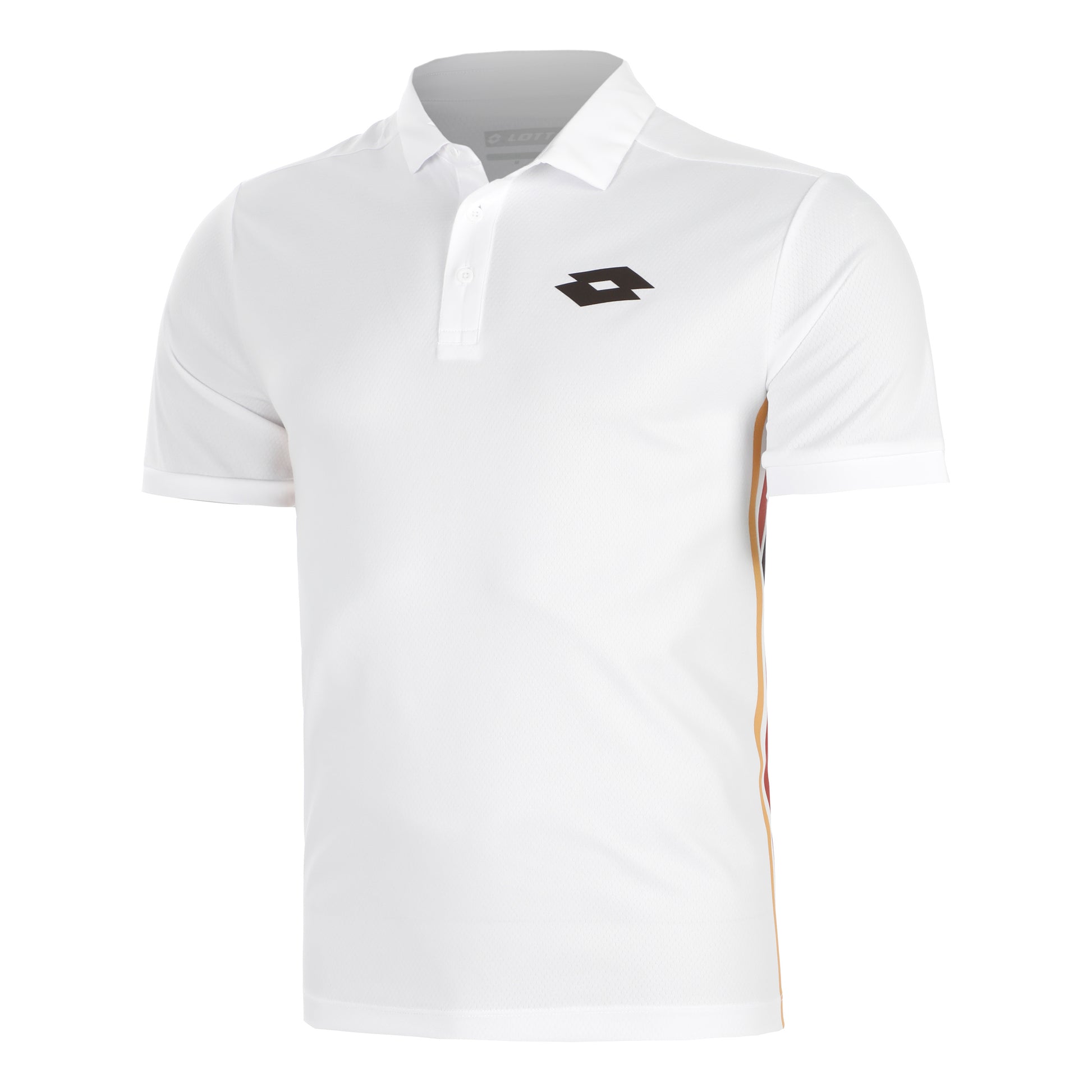 Lotto Tech VI Polo Herren - weiß, braun