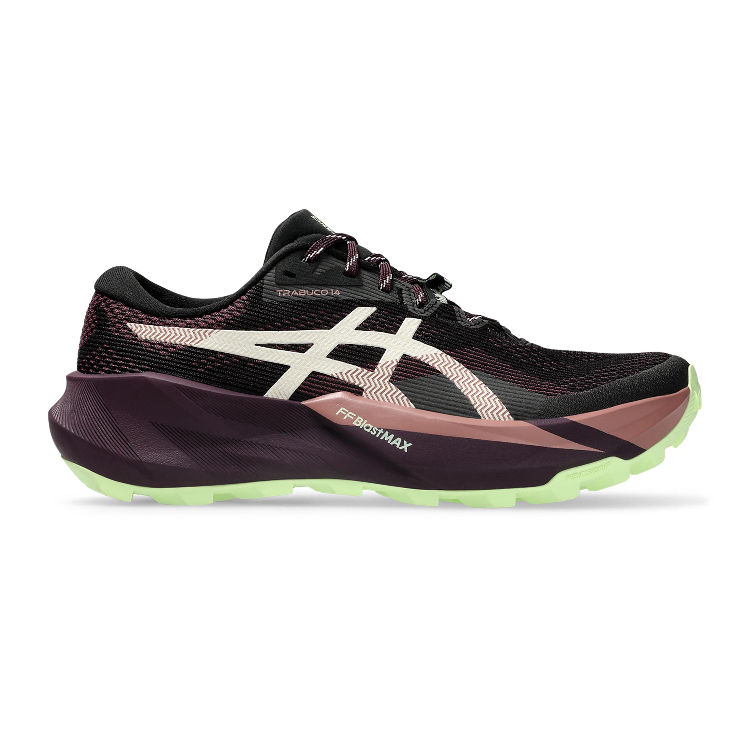 ASICS TRABUCO 14 Trail running shoe Women - black, wine red