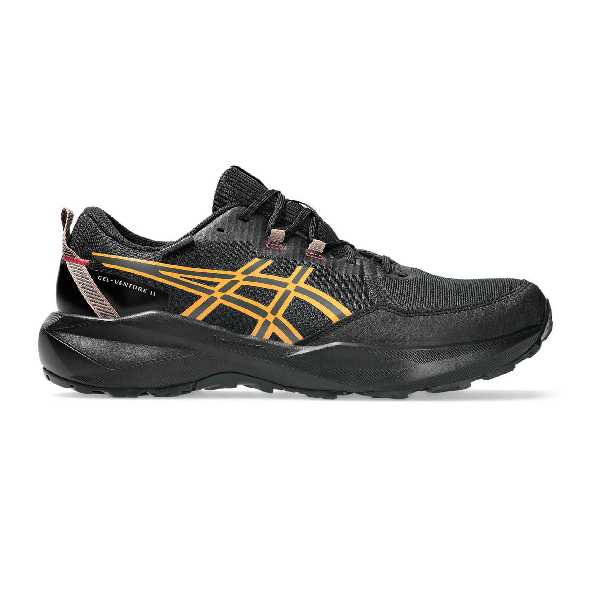 ASICS GEL-VENTURE 11 WATERPROOF Trail running shoe Men - black, orange