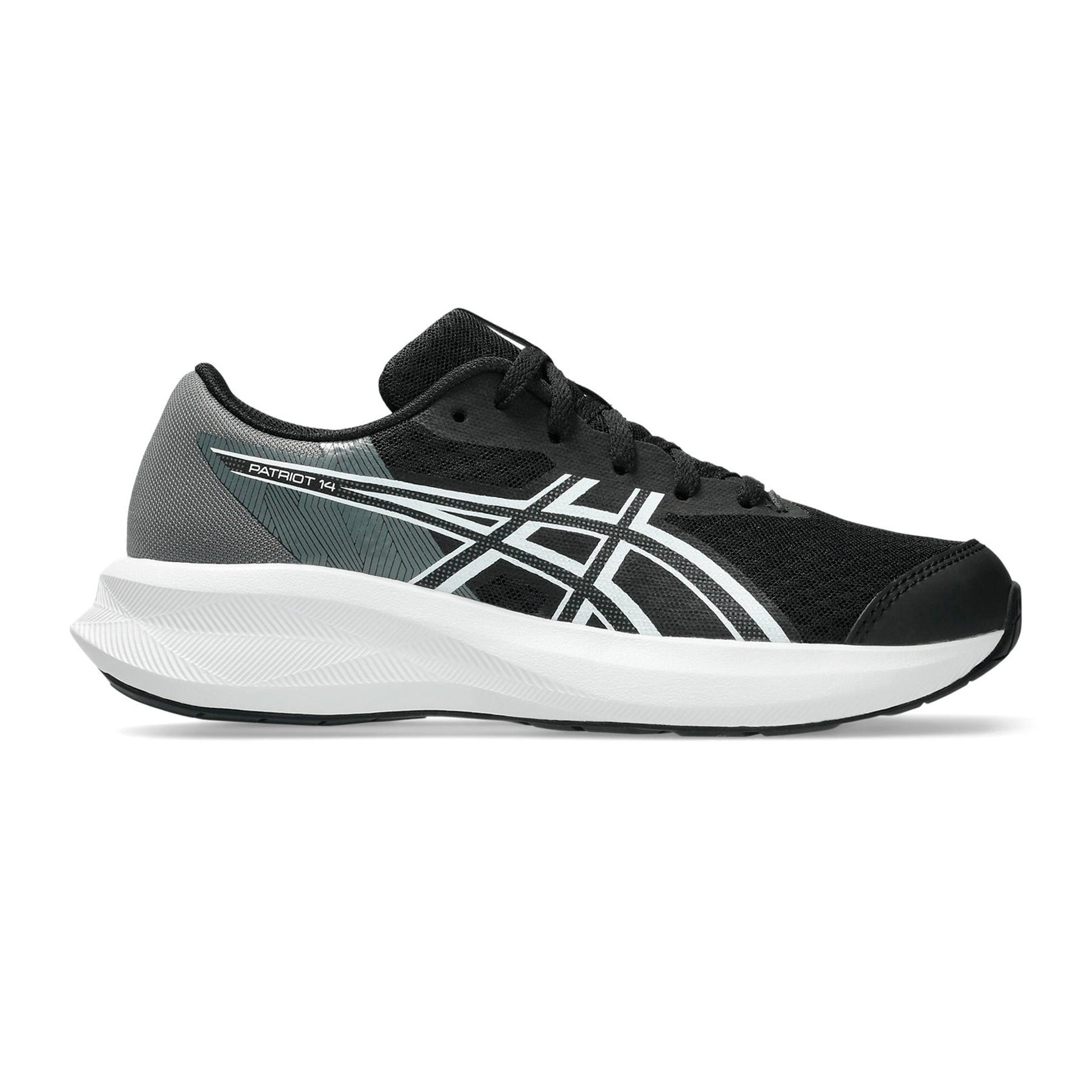 ASICS PATRIOT 14 GS Neutral running shoe Kids - black, white