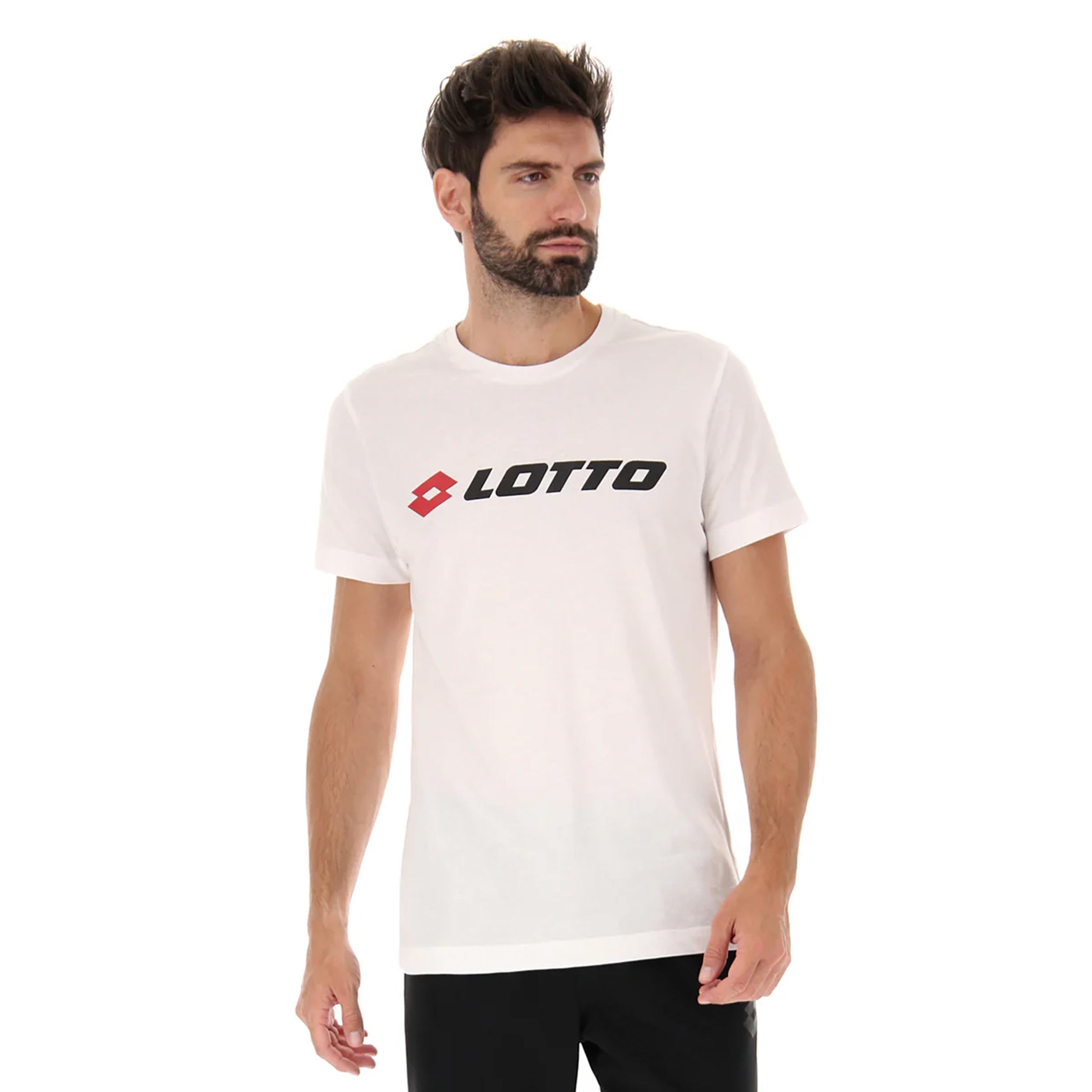 Lotto MSC II Logo T-Shirt Men - white, dark blue