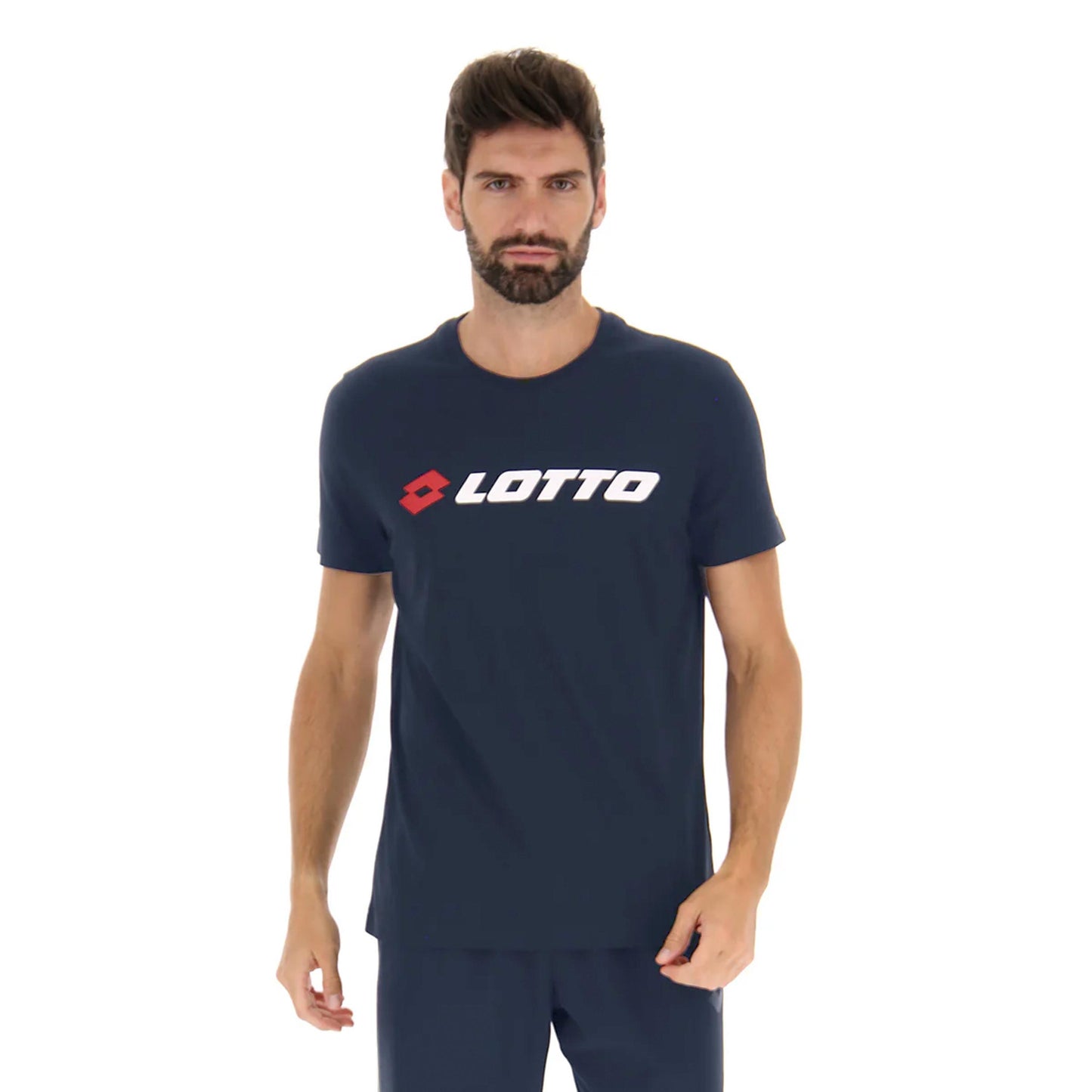 Lotto MSC II Logo T-Shirt Men - dark blue, white