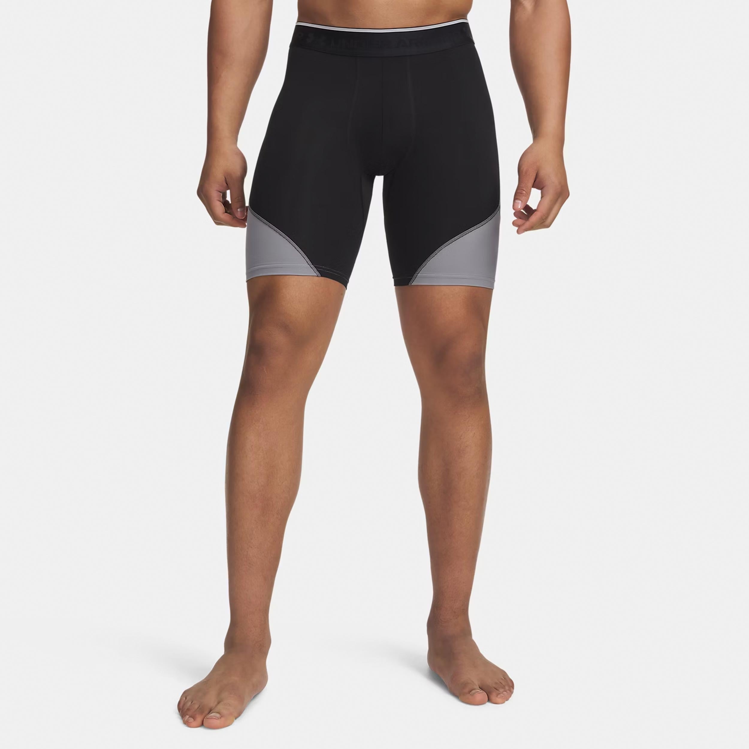 Under Armour Elite Long Shorts Men - black, silver