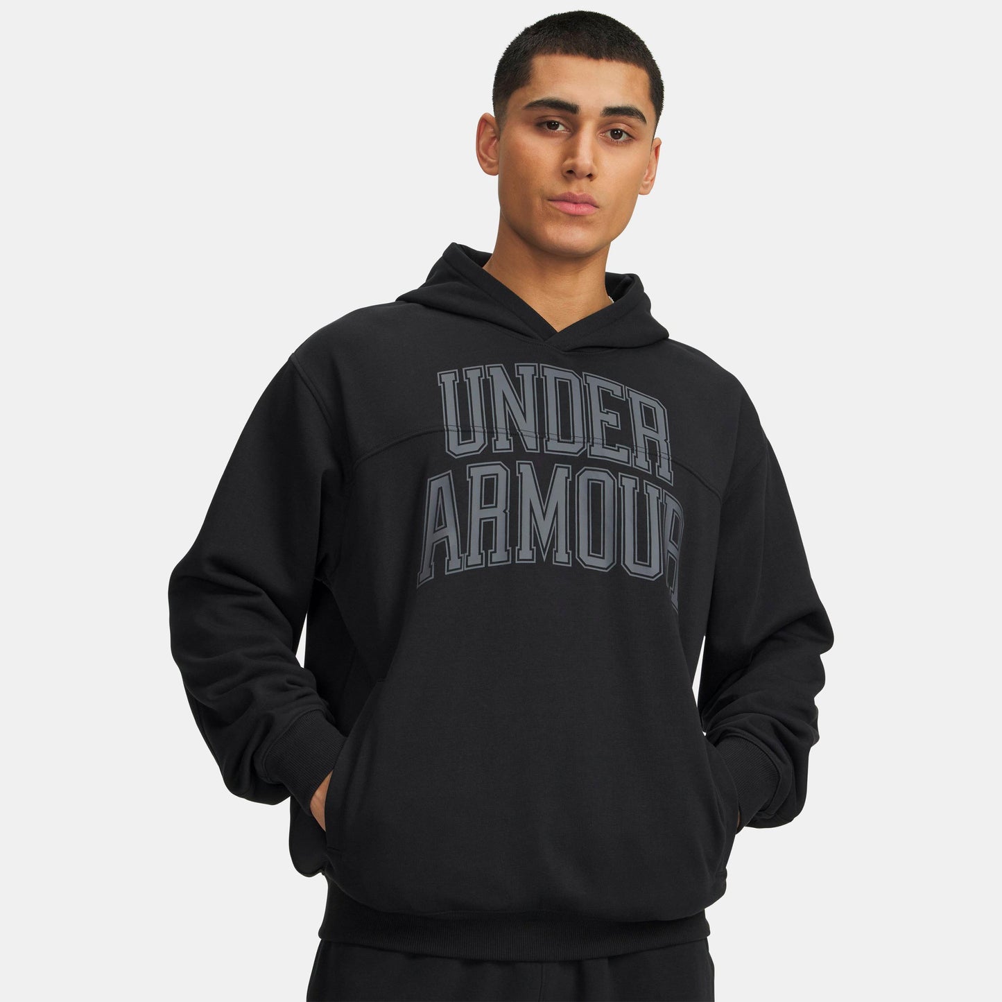 Under Armour Rival Graphic Hoody Herren-schwarz, schwarz