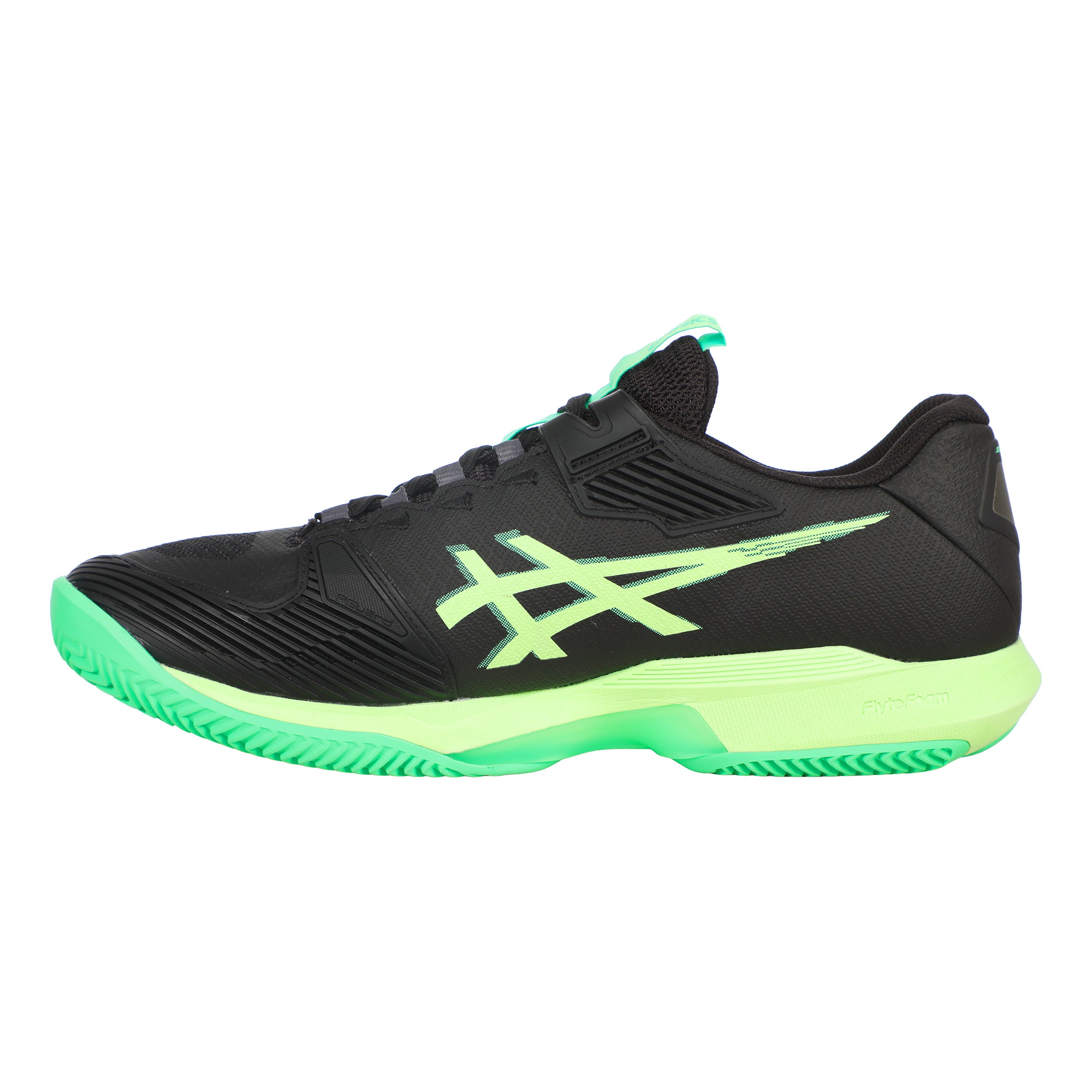 Solution Speed FF 4 Clay court shoe Men - black, neon green