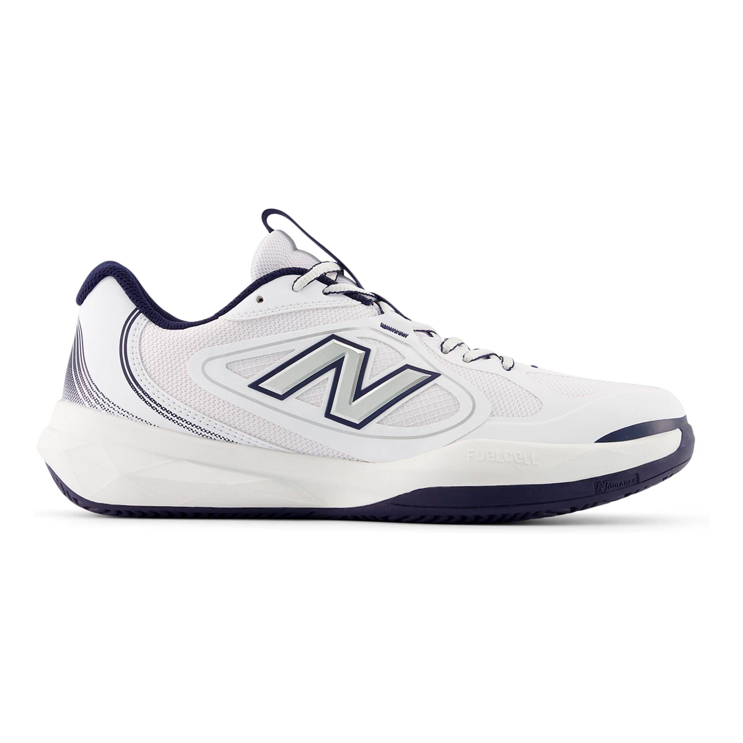 FuelCell 796v5 Clay court shoe Men - white, dark blue | Tennis-Point