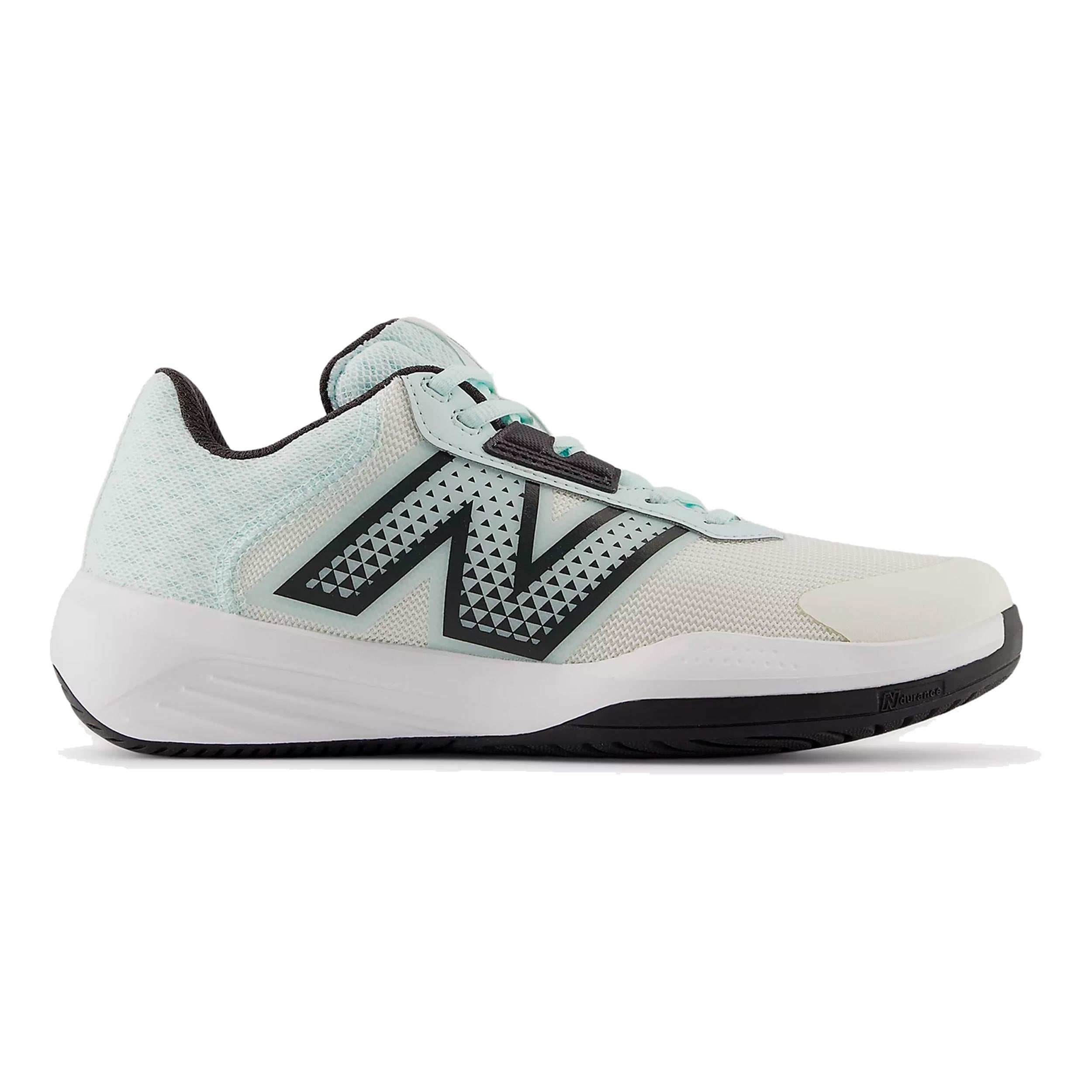 New Balance 696v6 All court shoe Women-white, light blue