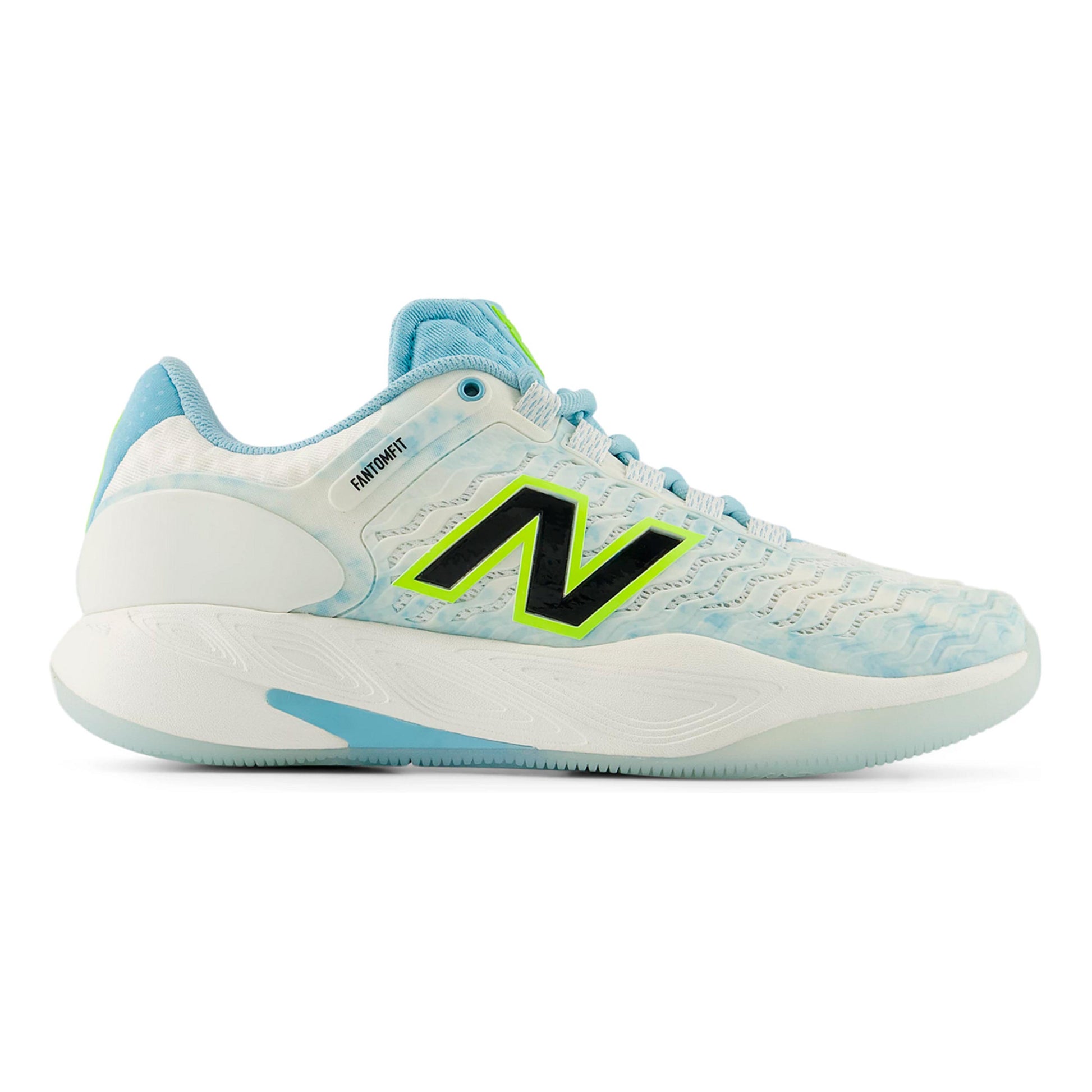 New Balance Fresh Foam X CT-Rally v2 All court shoe Women - white, light blue
