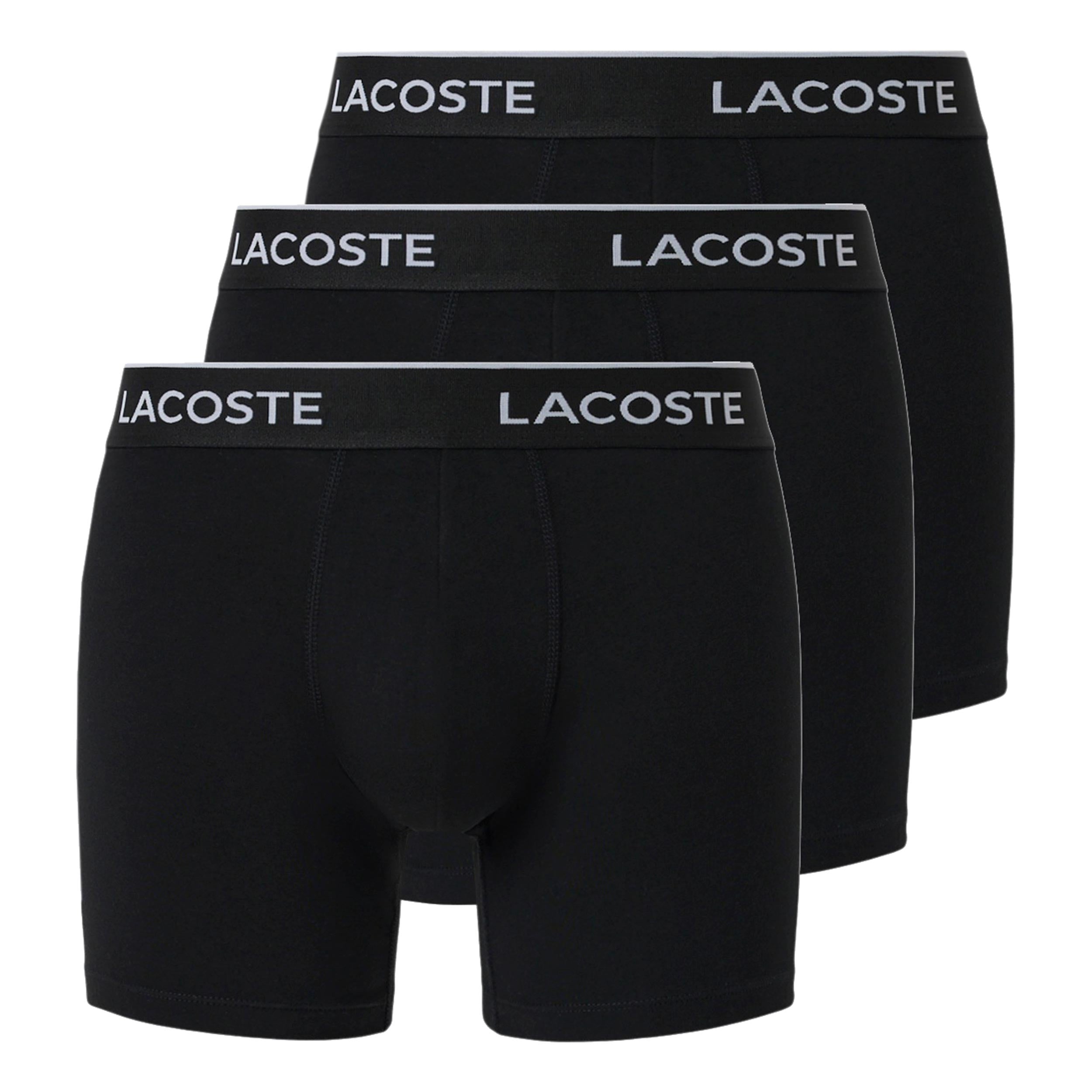 Lacoste Courts long Boxer Short Herren - schwarz, weiß