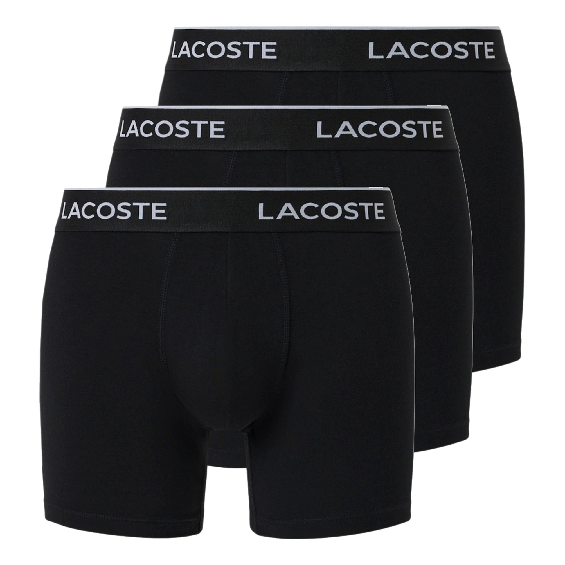 Lacoste Courts long Boxer Short Herren - schwarz, weiß