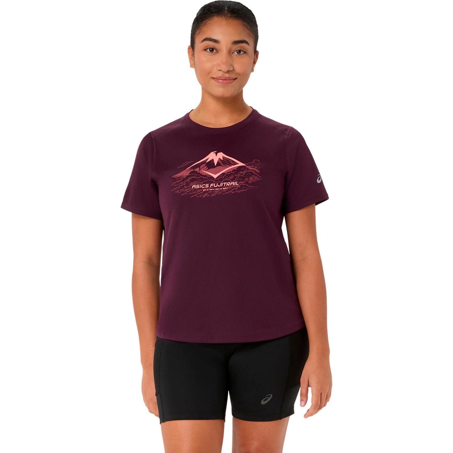 ASICS Fujitrail Logo  Running shirt Women - wine red
