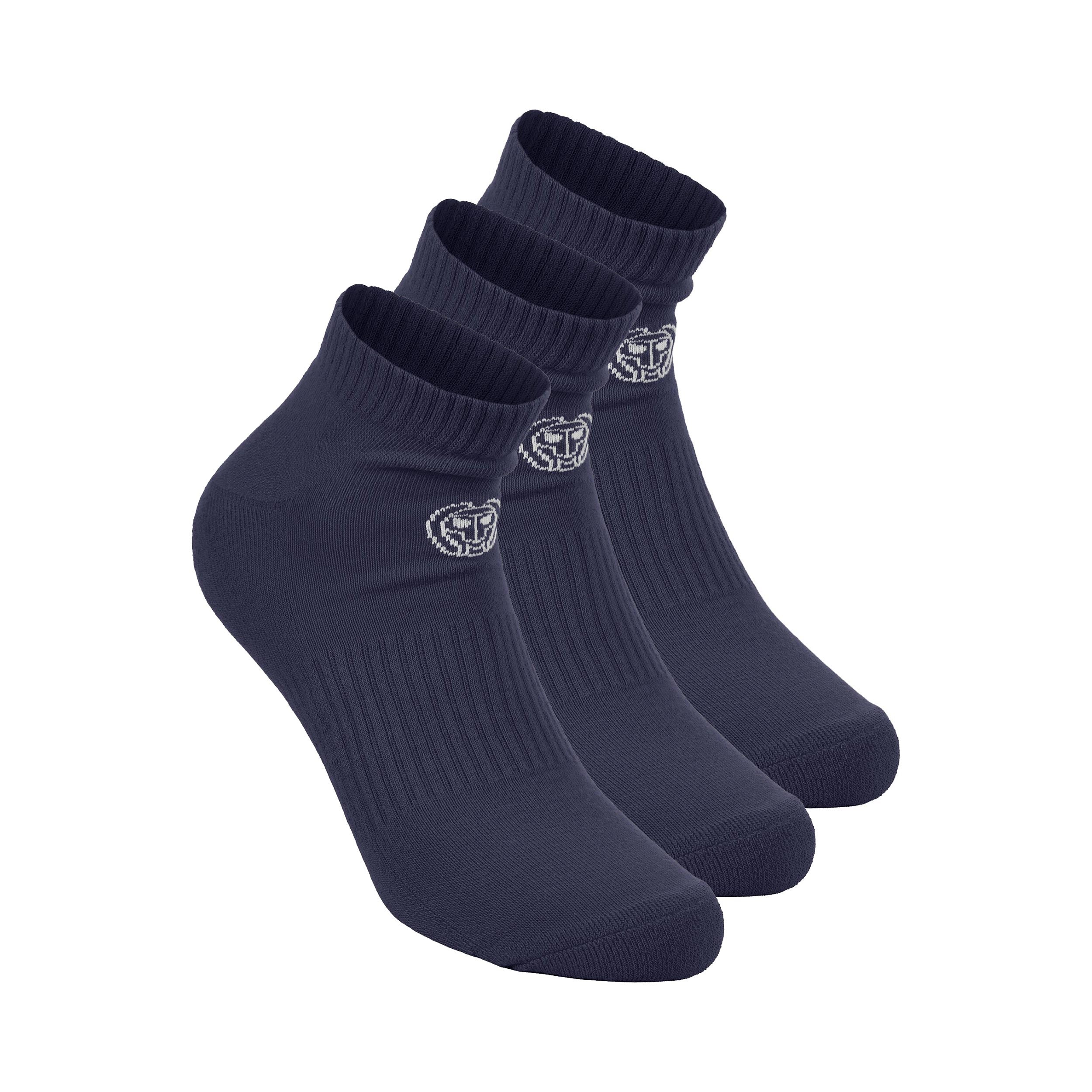 BIDI BADU Crew Performance Tennis socks 3 Pack -dark blue
