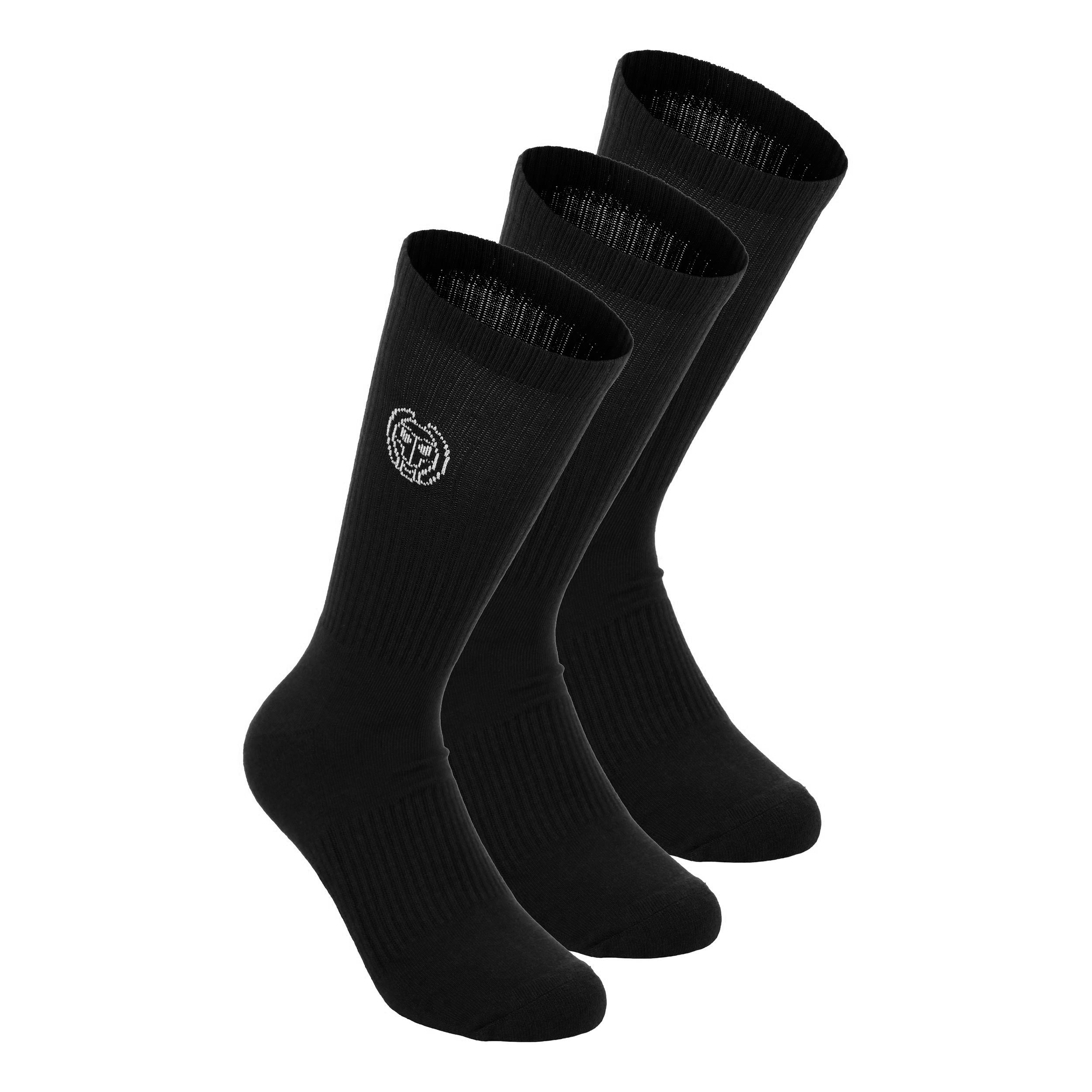 BIDI BADU Crew Performance Tennis socks 3 Pack -black