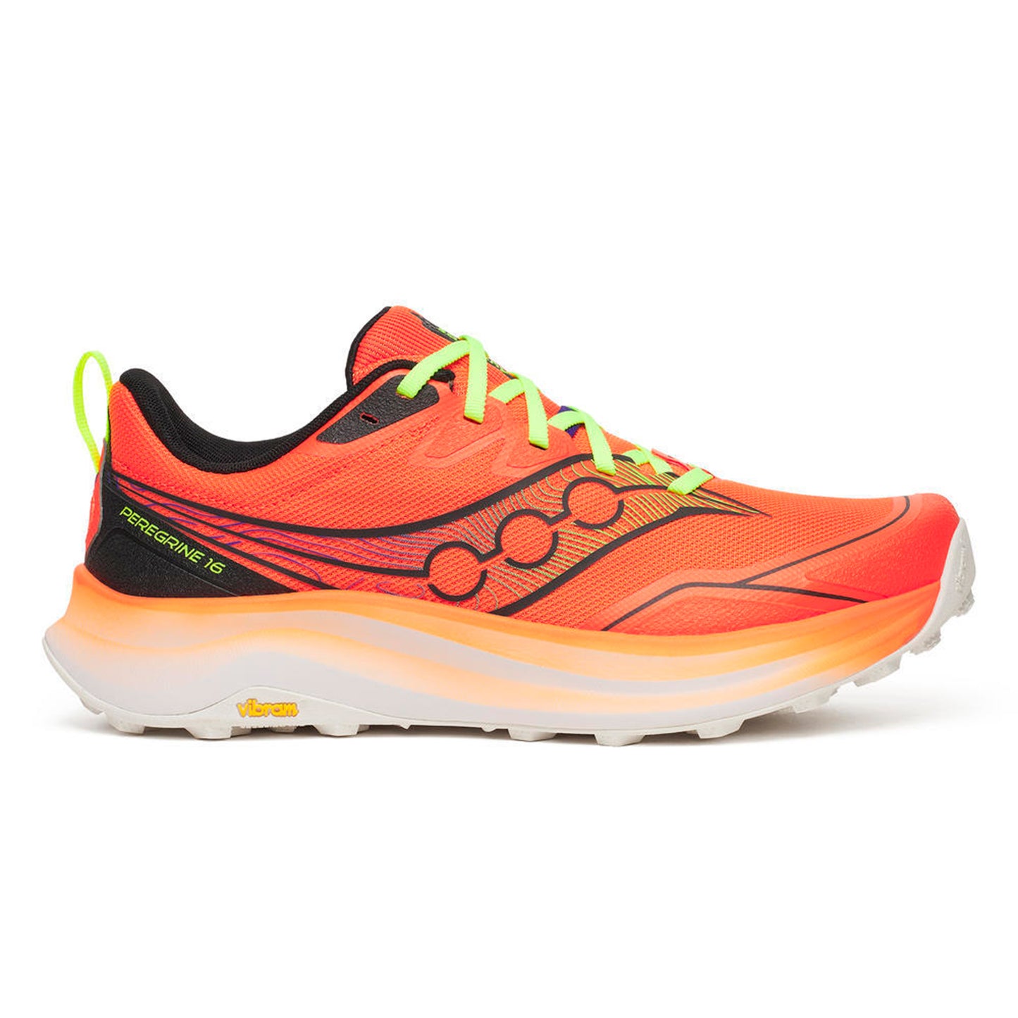 Saucony Peregrine 16 Trail running shoe Men-orange, black