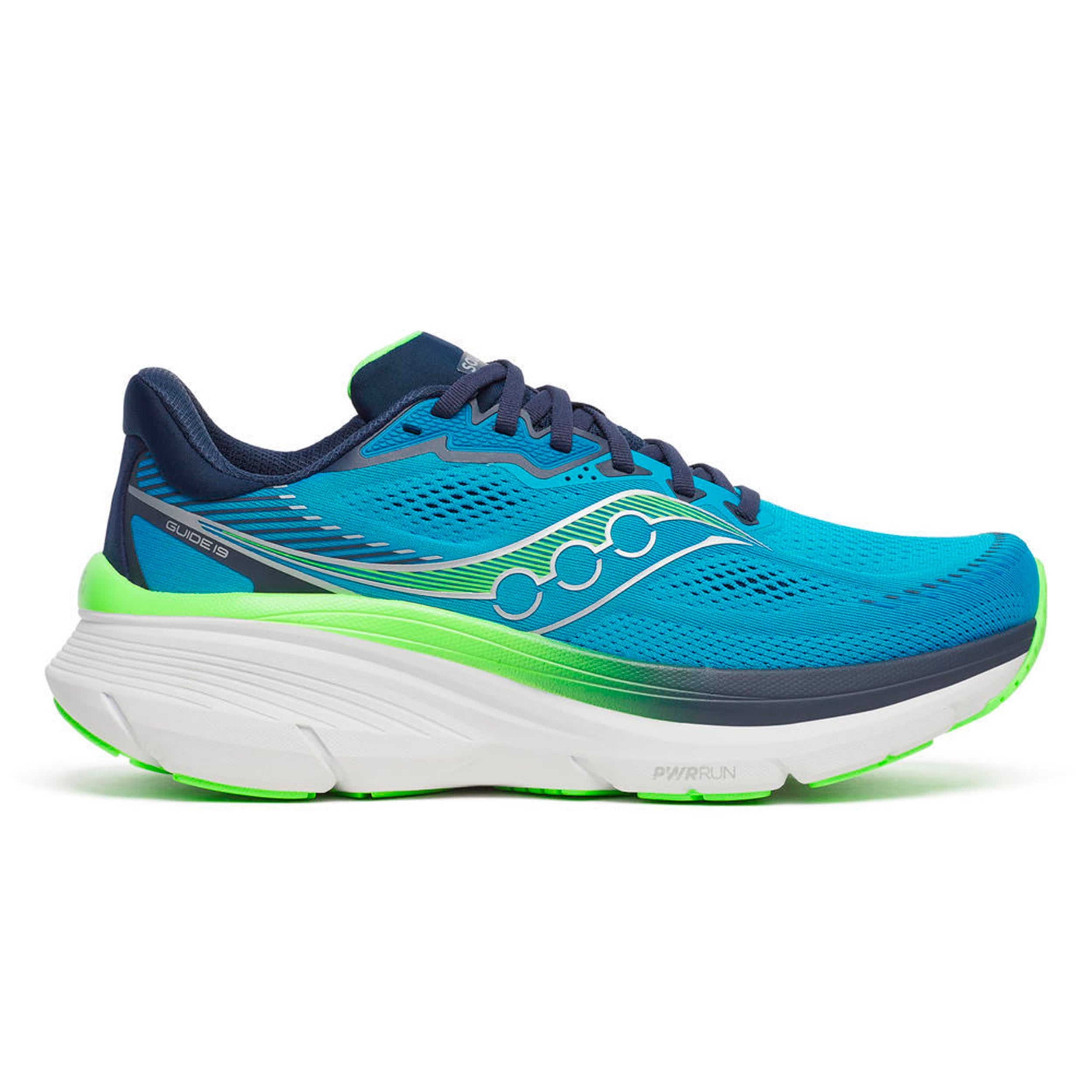 Saucony Guide 19 Stabilitätsschuh Herren-blau, neongrün